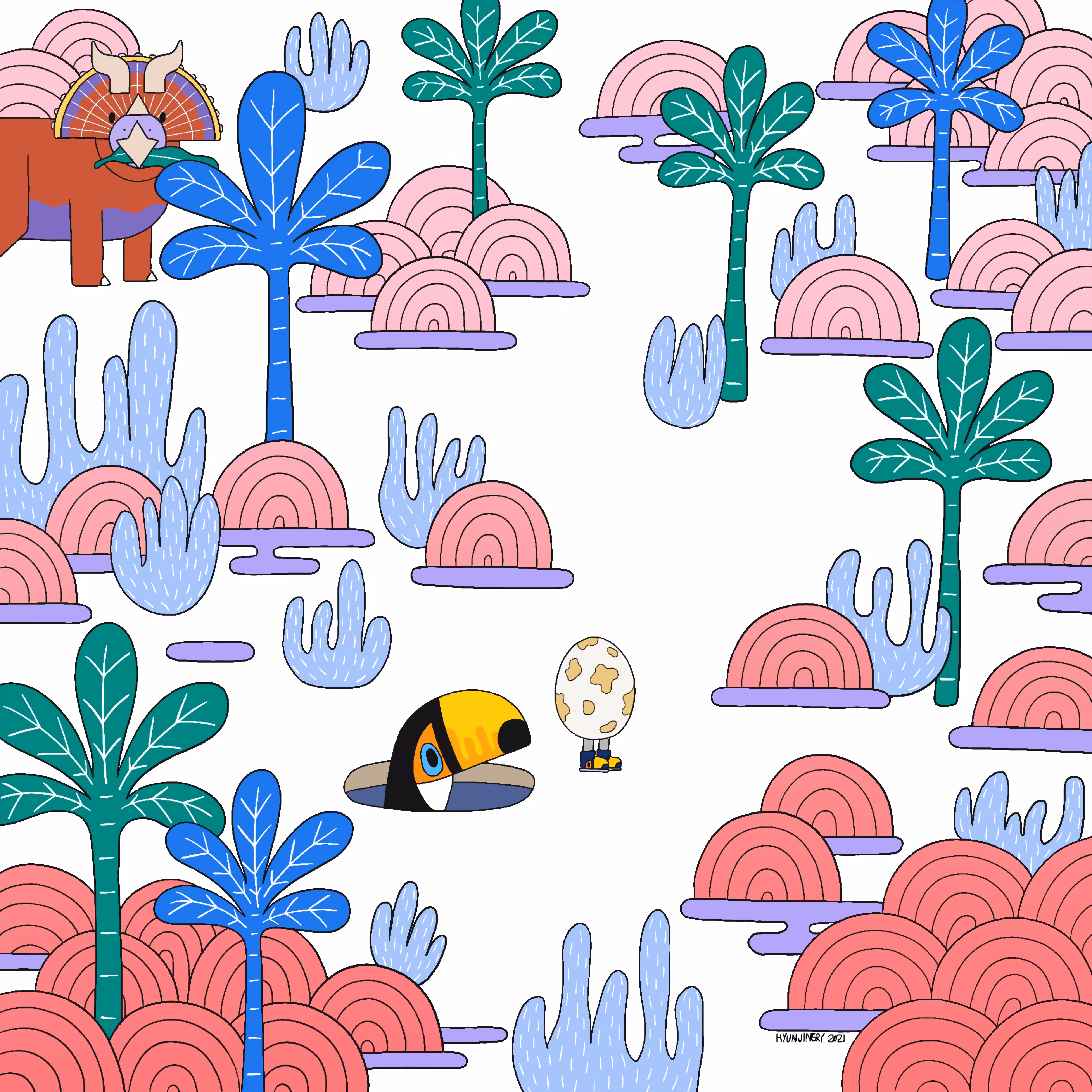 The Starting Point Of The Journey🌴🥬🦕