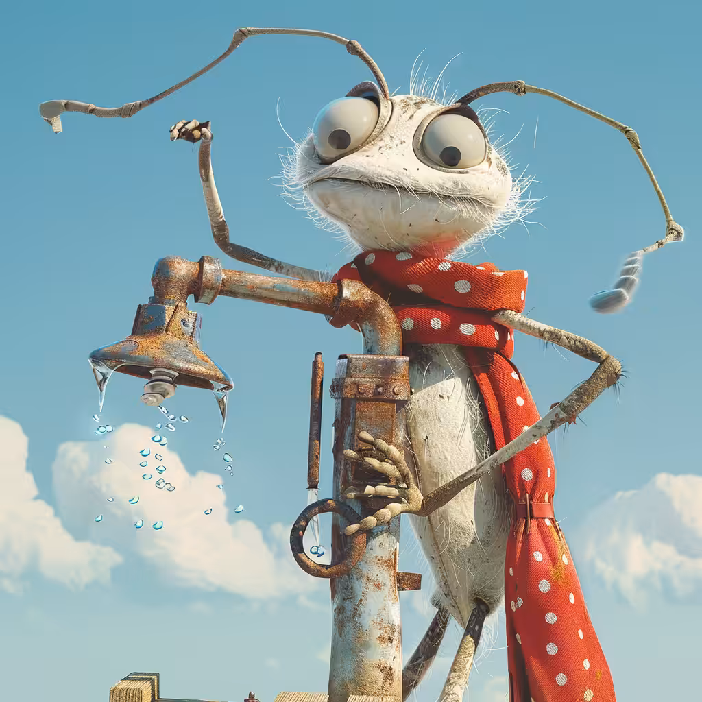 Gallery of Magnificent Characters: Water Droplet Whimsy