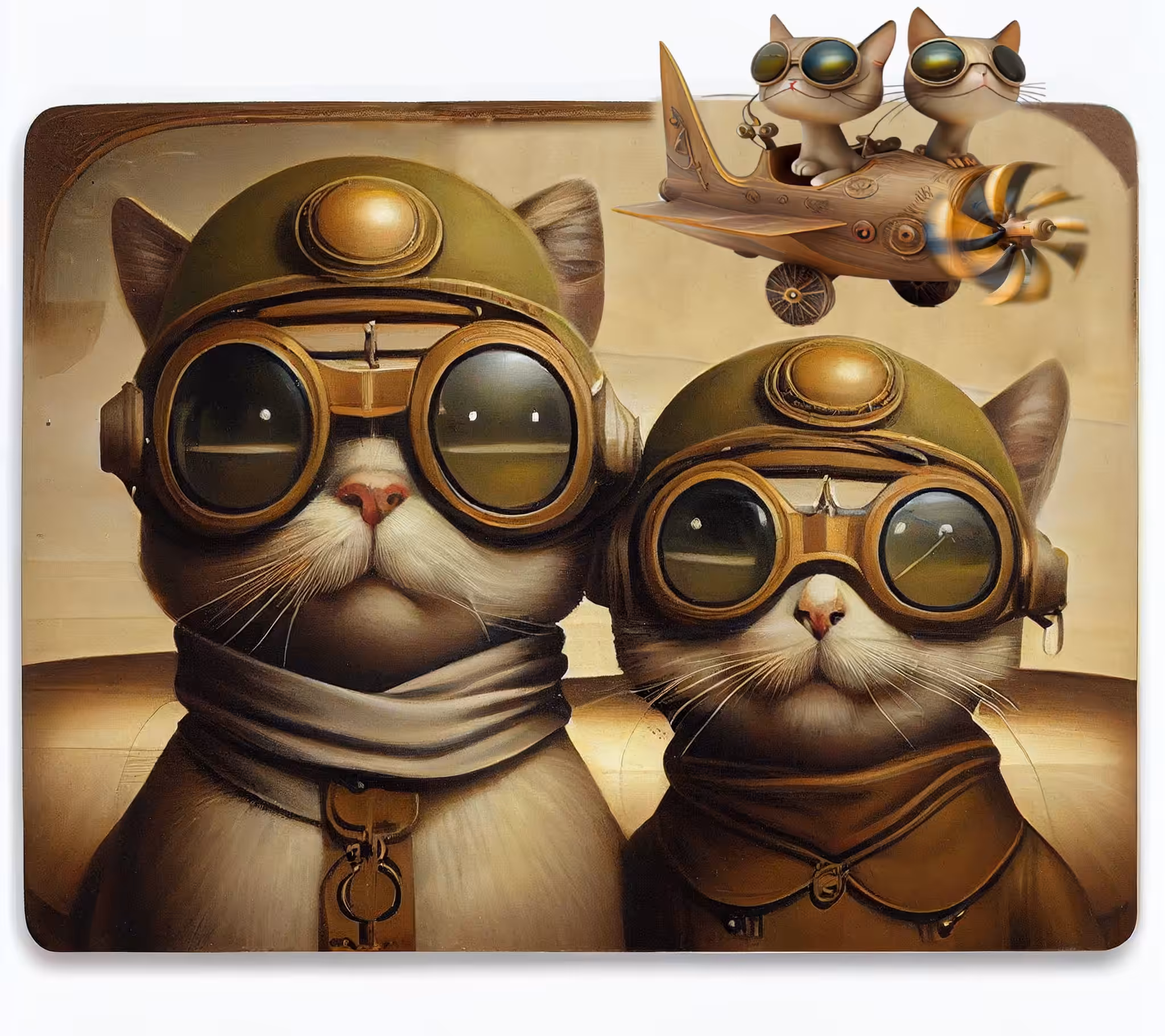 A.I. Creations: Caturday - Wright Brothers