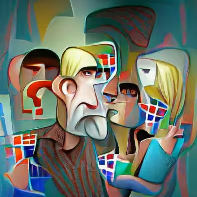 Confused people