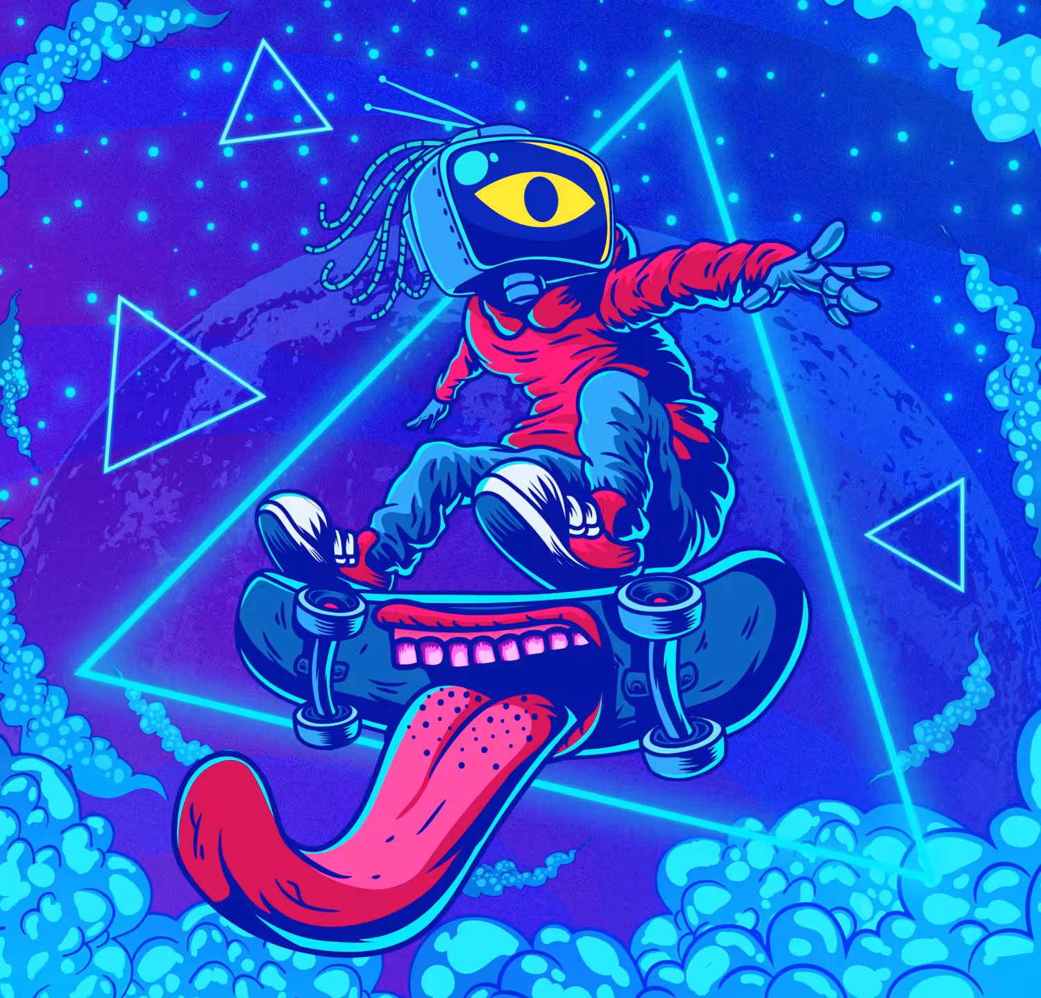 skate in galaxy