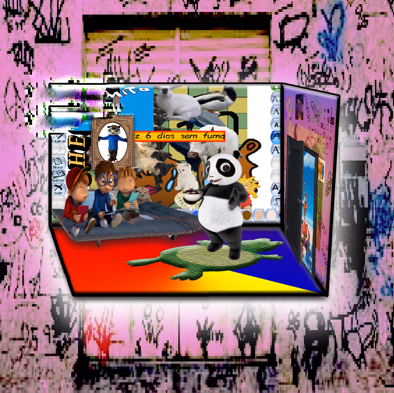 alvin has a living room