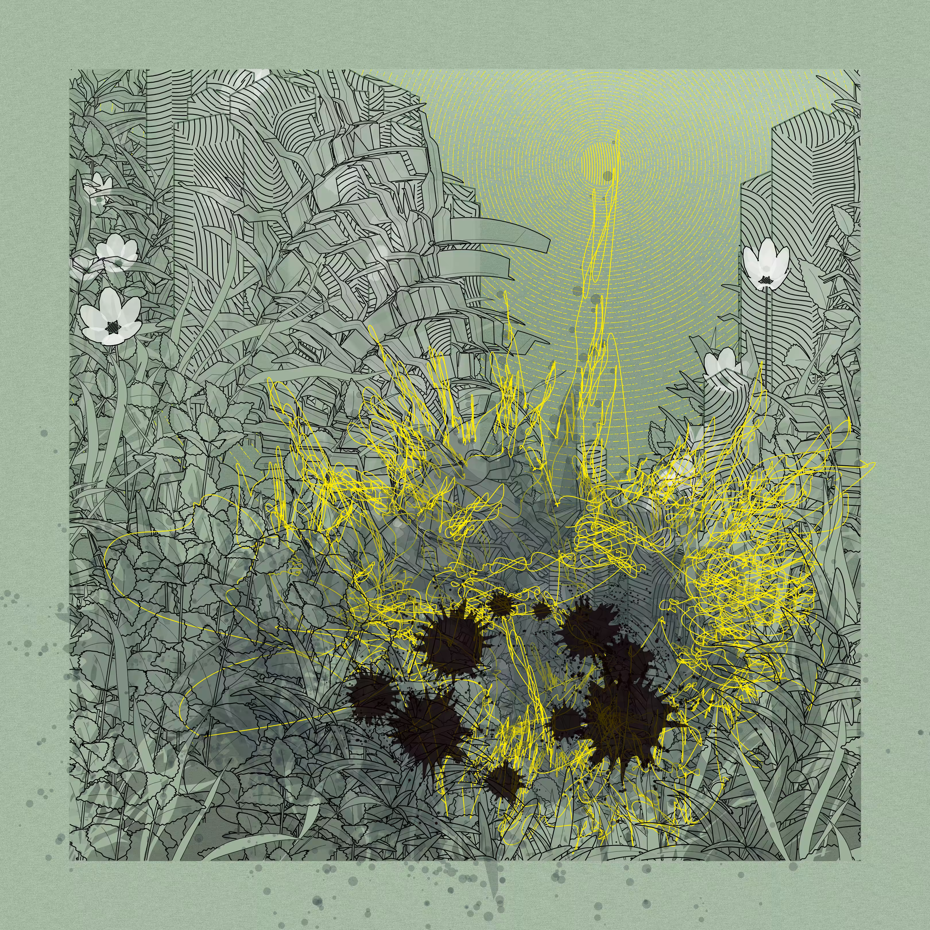Landscape with Carbon Capture #6833