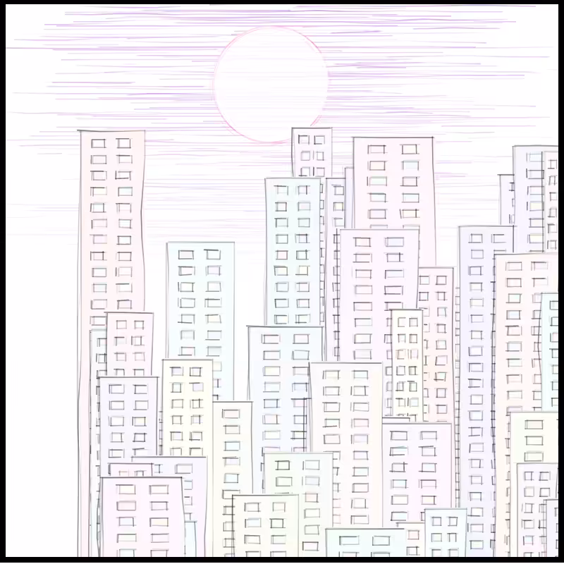 City sketch #6