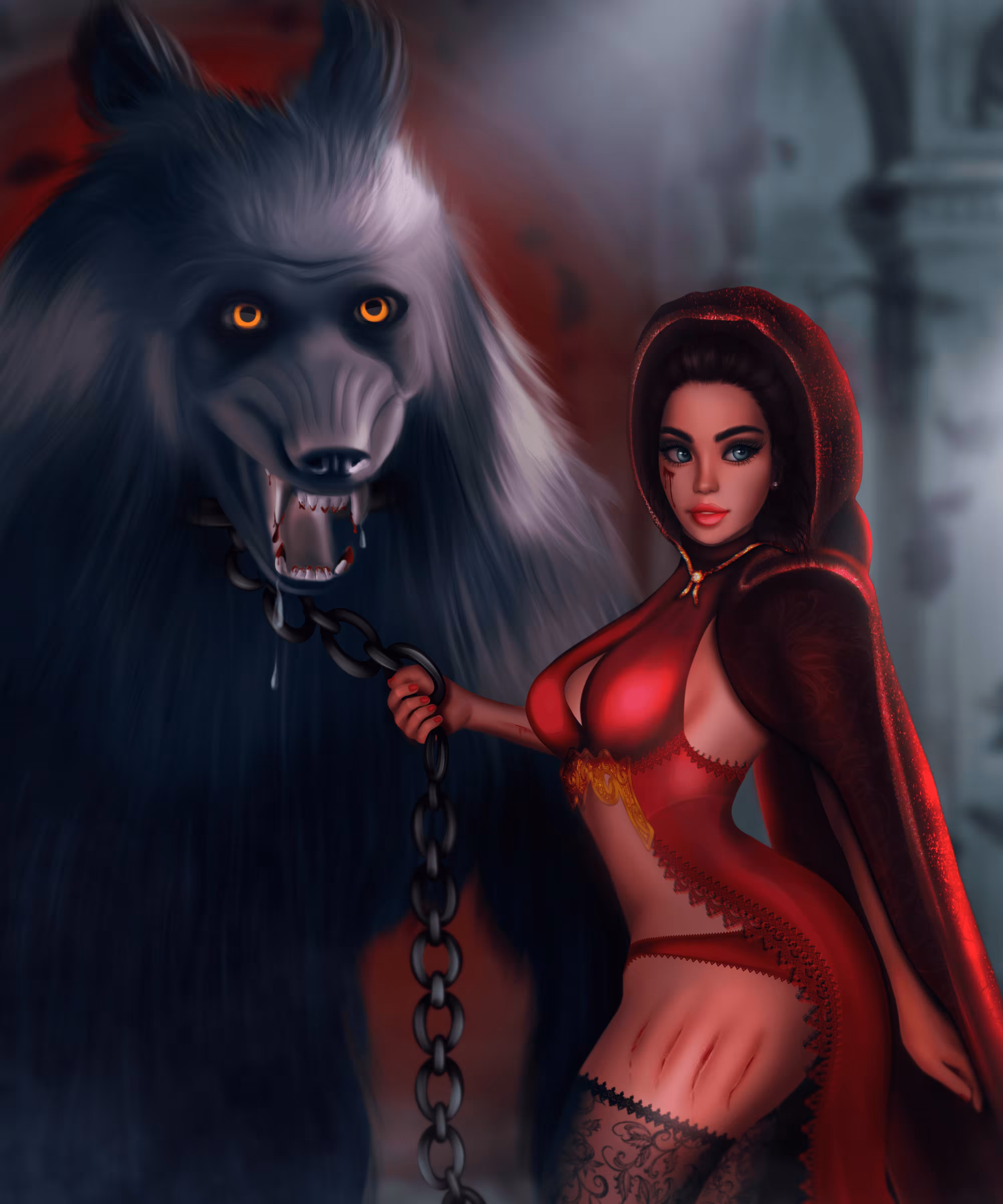 Savior in red
