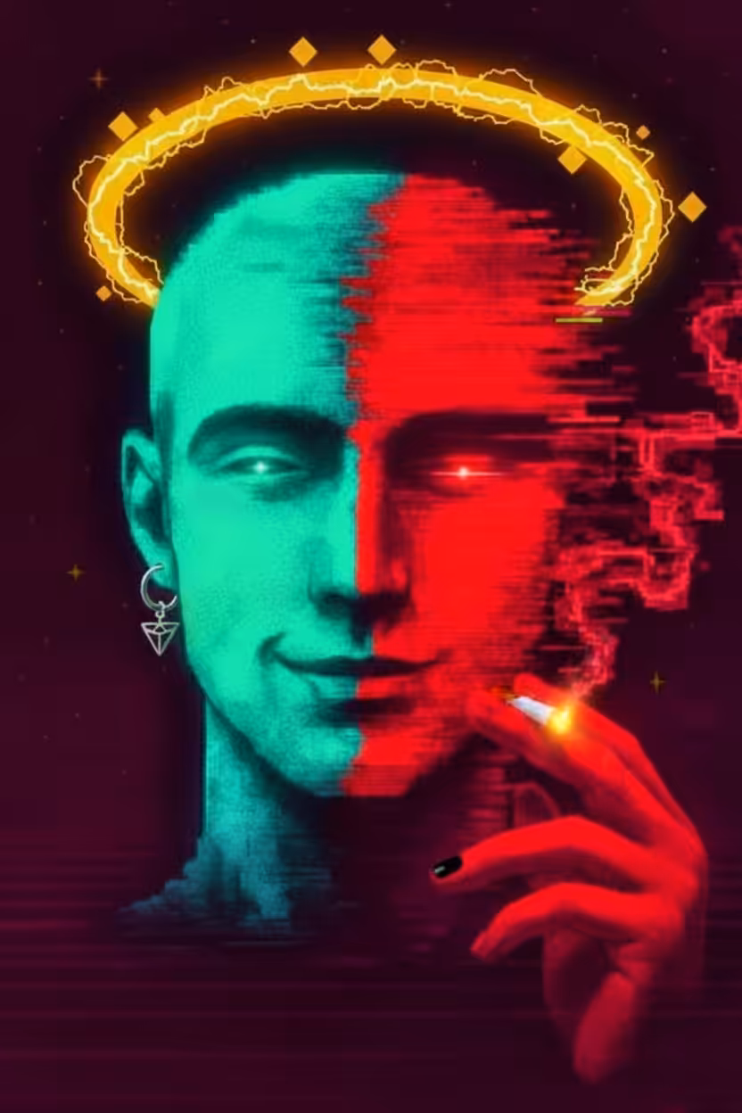 Neon Divinities: "The Corrupted Vigil"