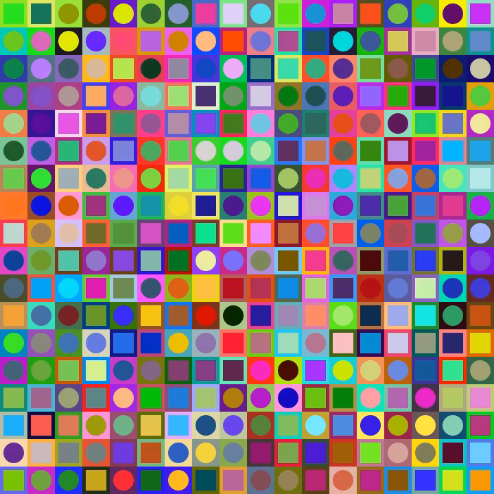Square Dot Composition #261