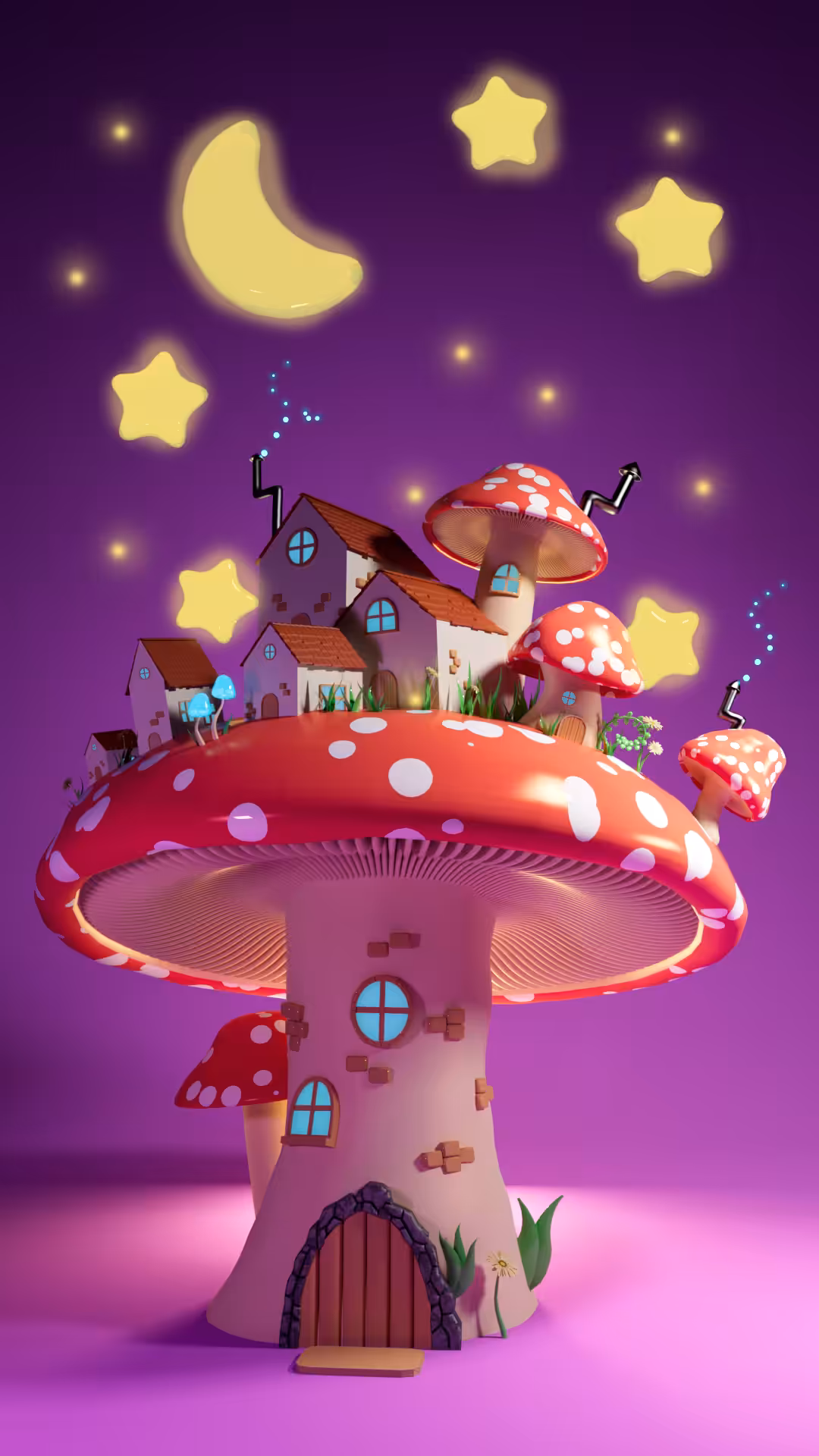 Mushroom village