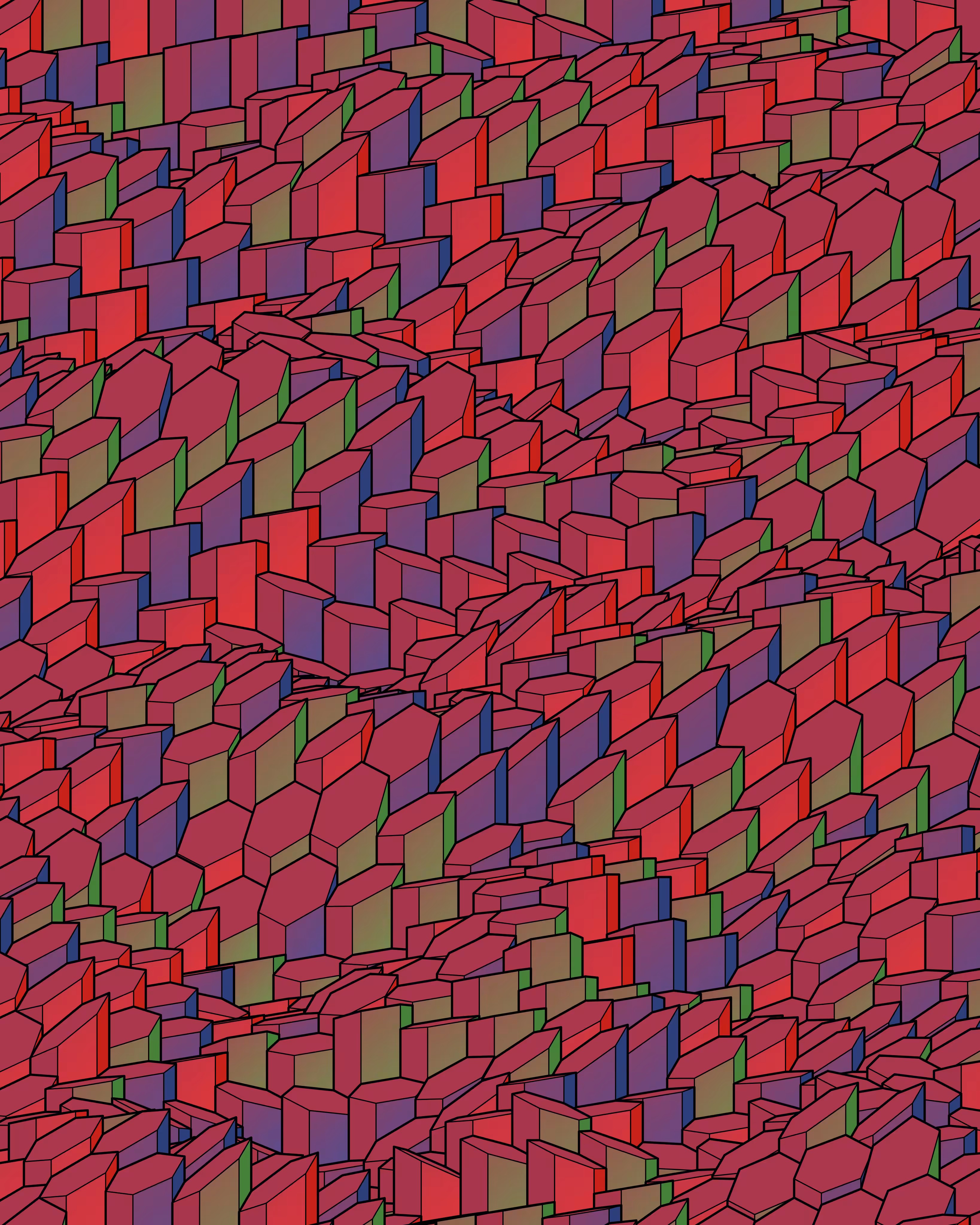 Hexagones Landscape #306