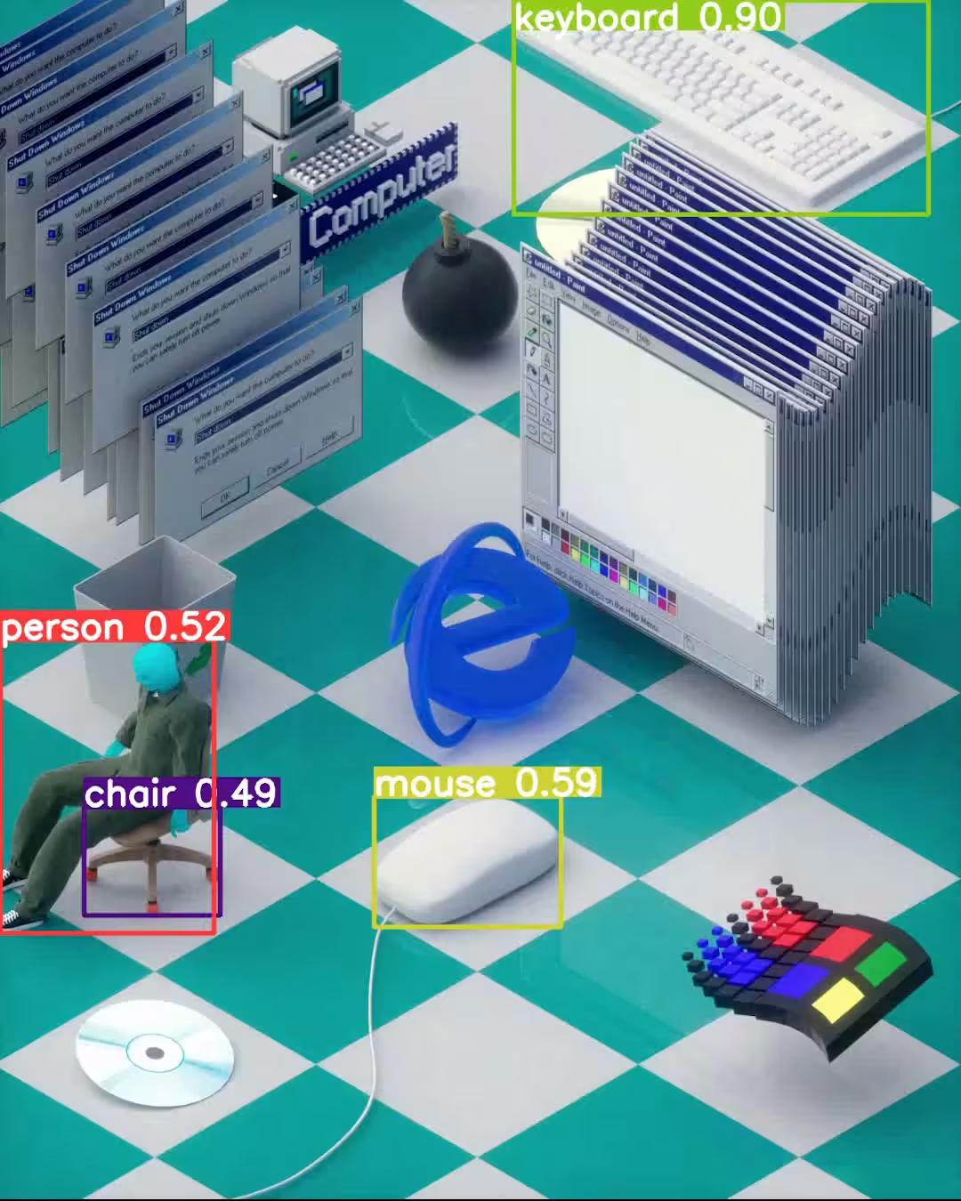 Windows 95, Monday Afternoon at 4:59pm