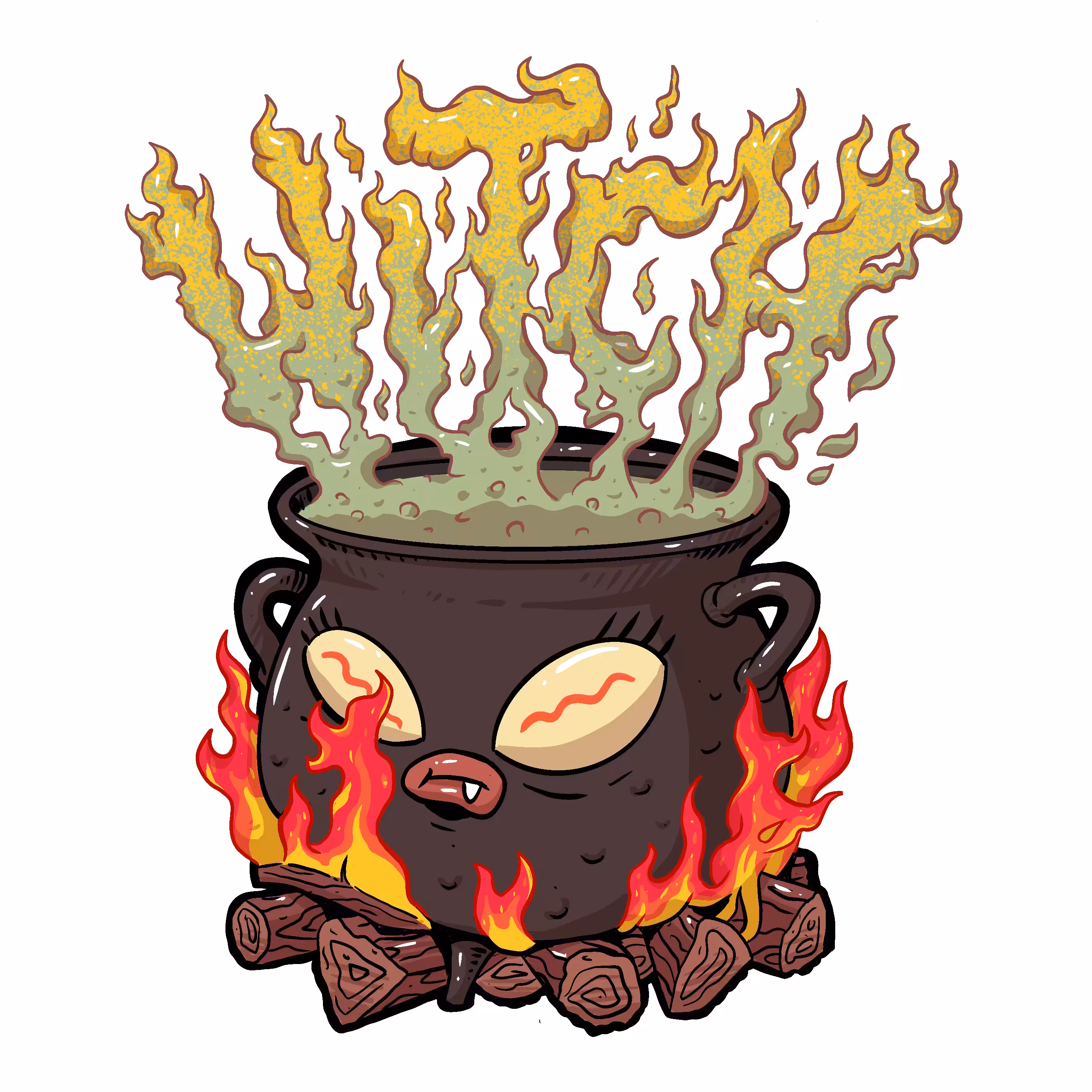 Witchs cauldron.