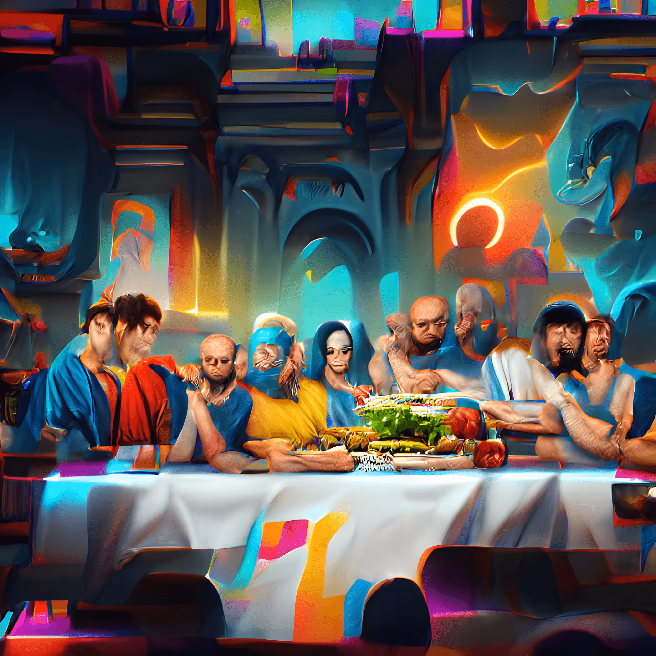 The GANS Machine - Live with GANSY: The Last Supper
