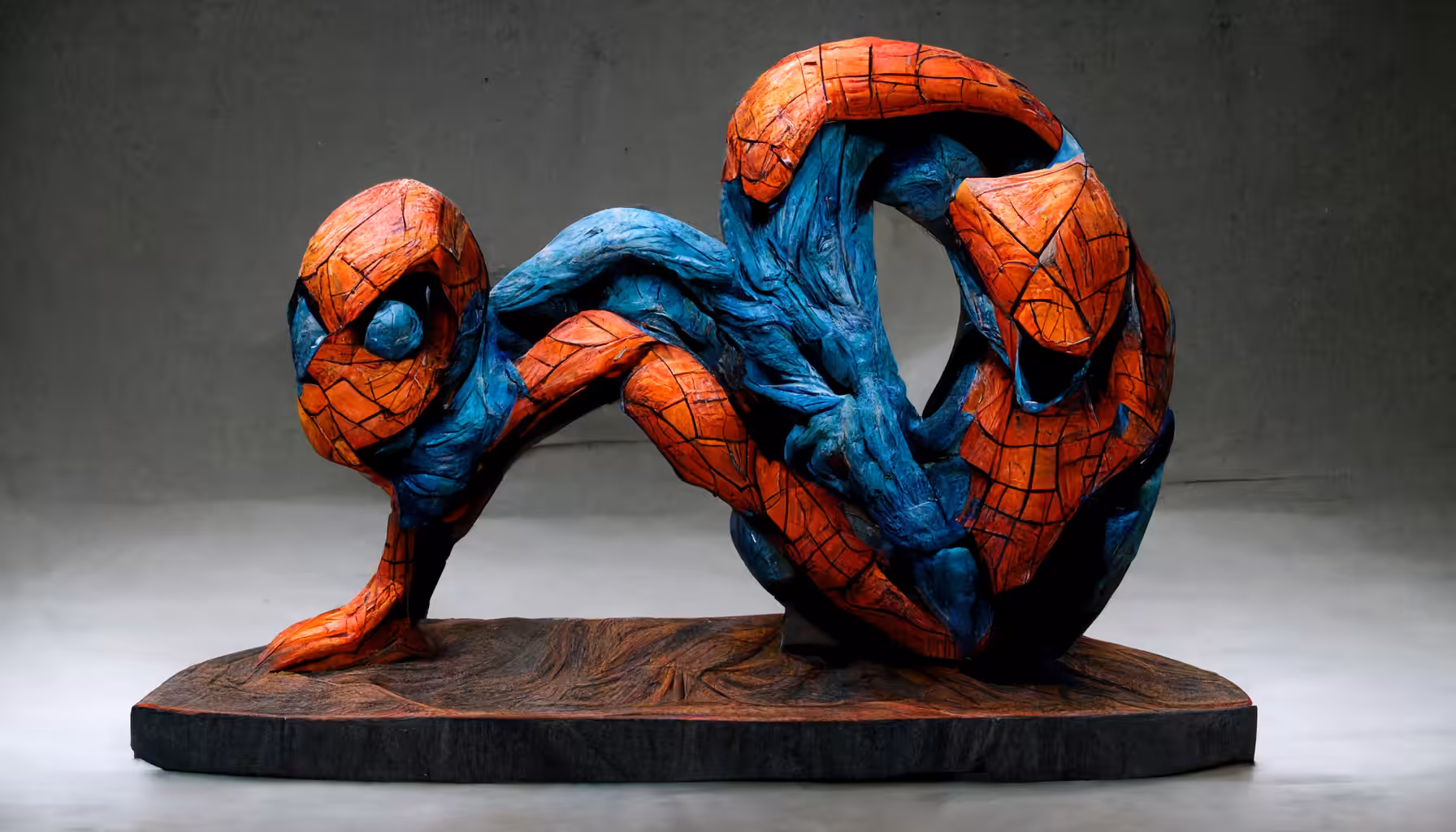 Spiderman Sculpture