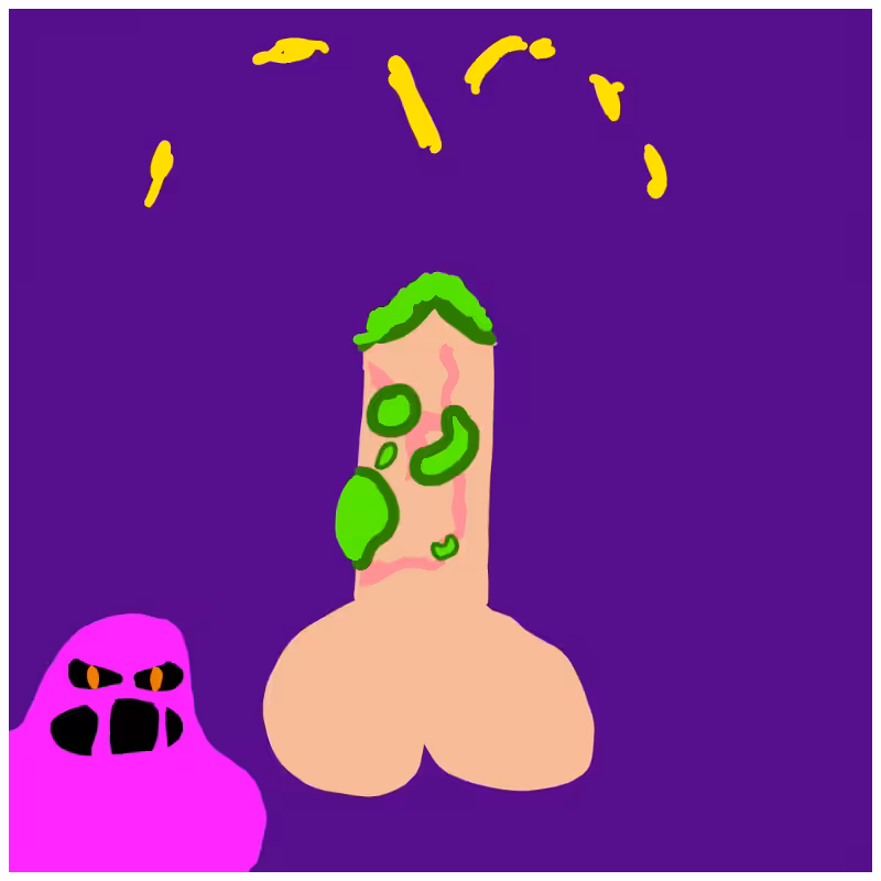 Decayed Dickgenerative Art #69