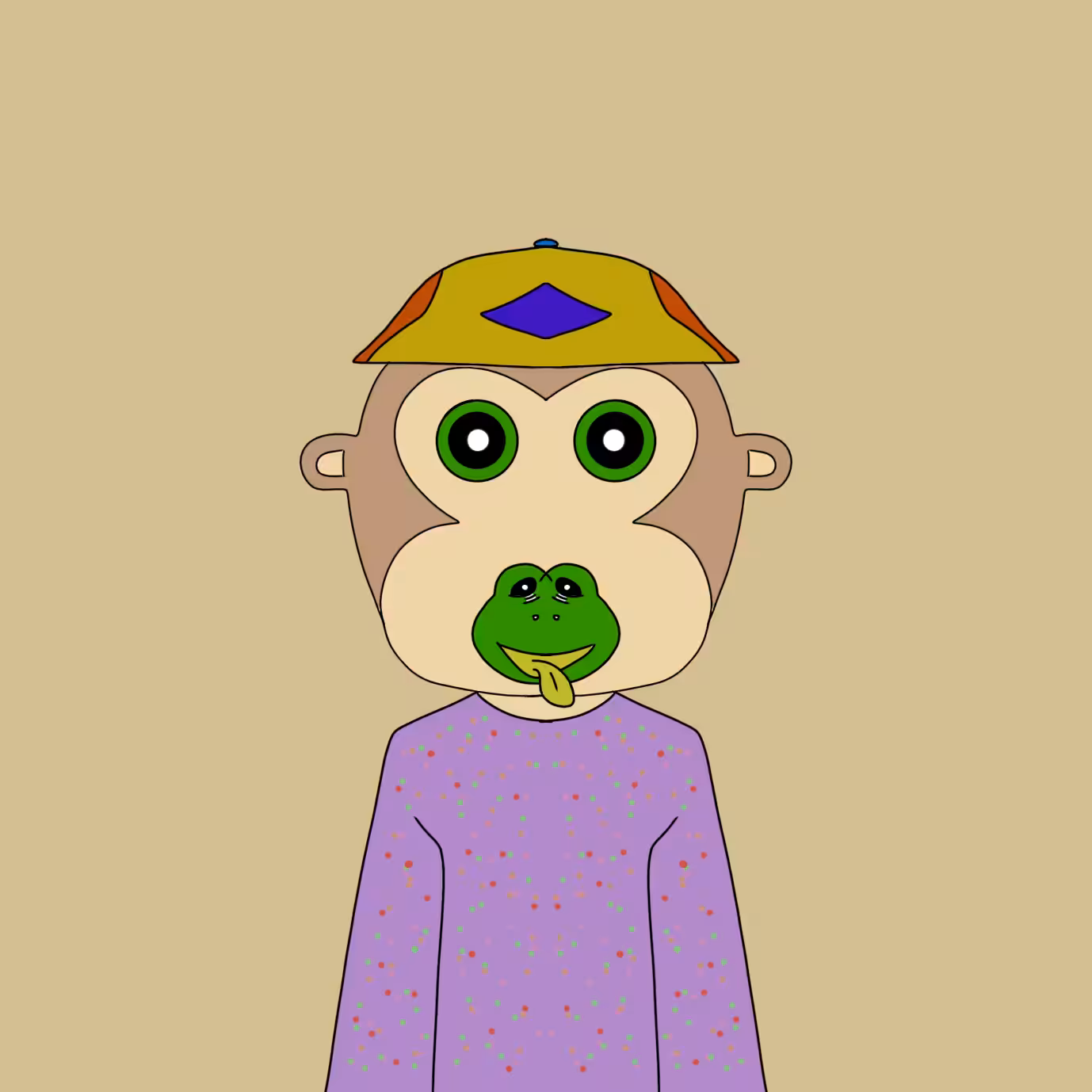human monkey: monkey #6