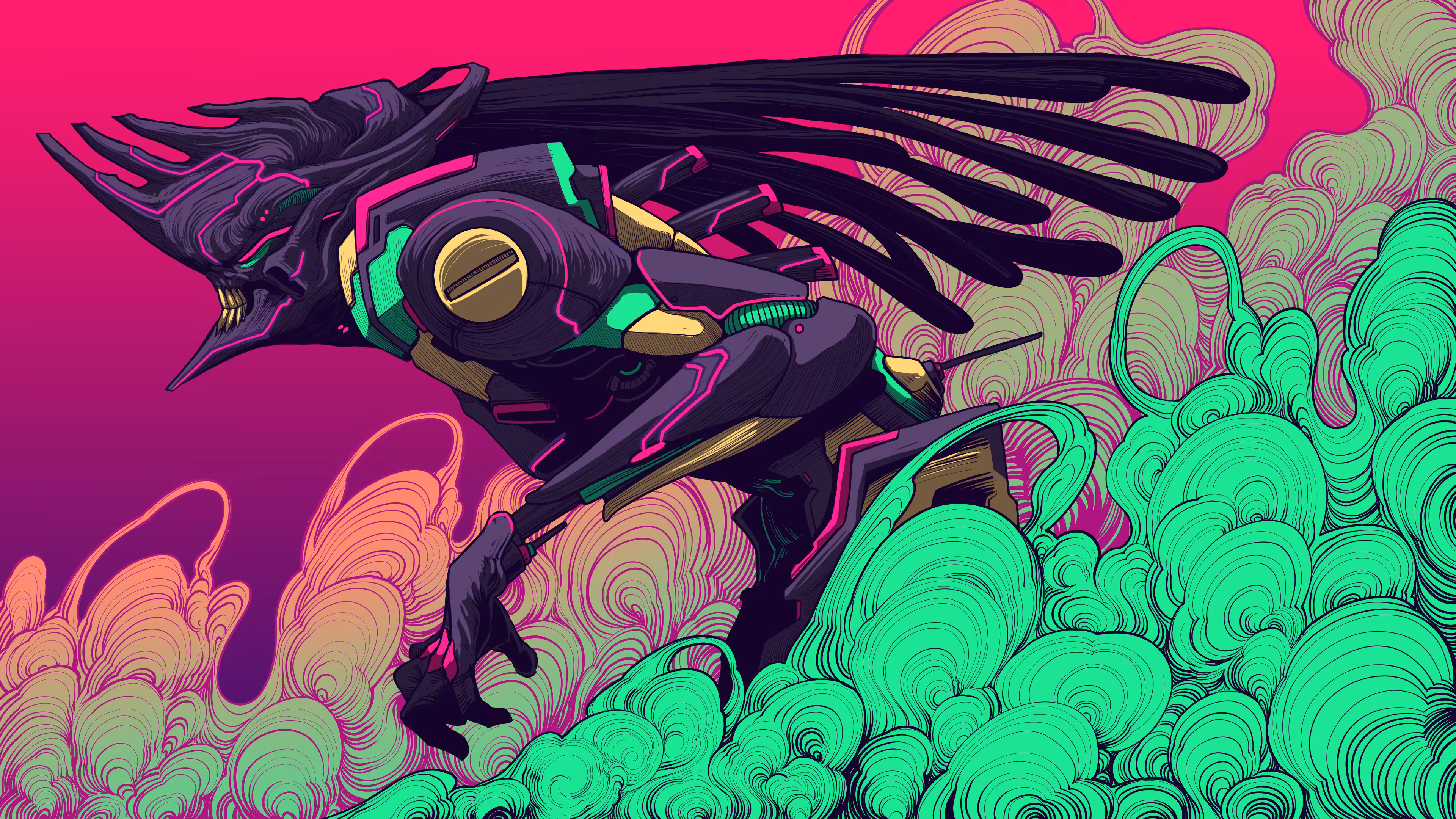 BLACK EVA