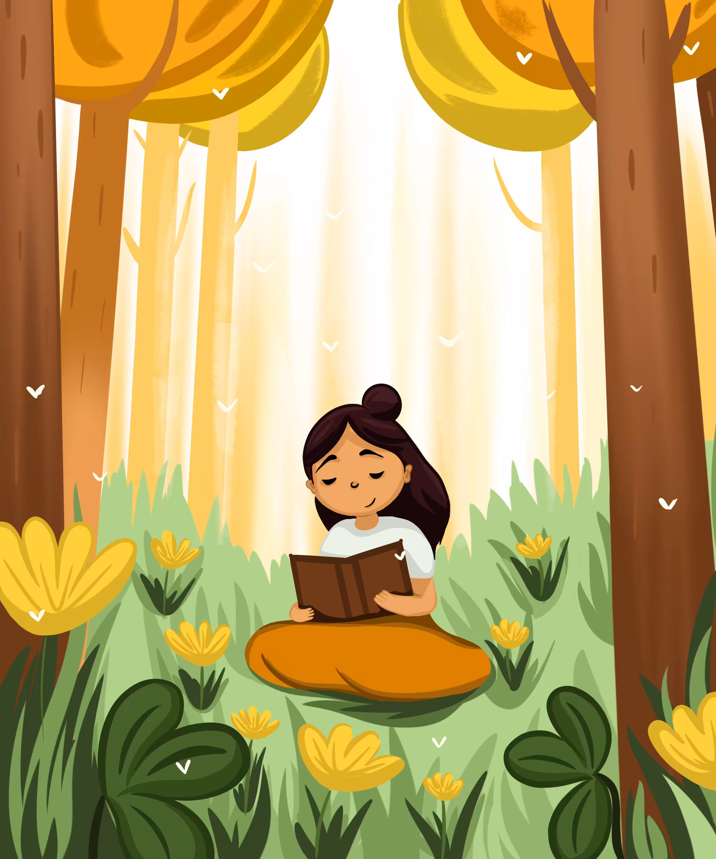 Art (NO AI): In the middle of the forest