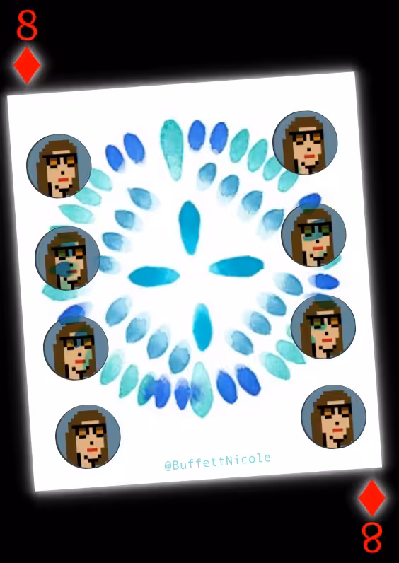 NFT CARDS 8 TRIBUTE TO @BuffettNicole