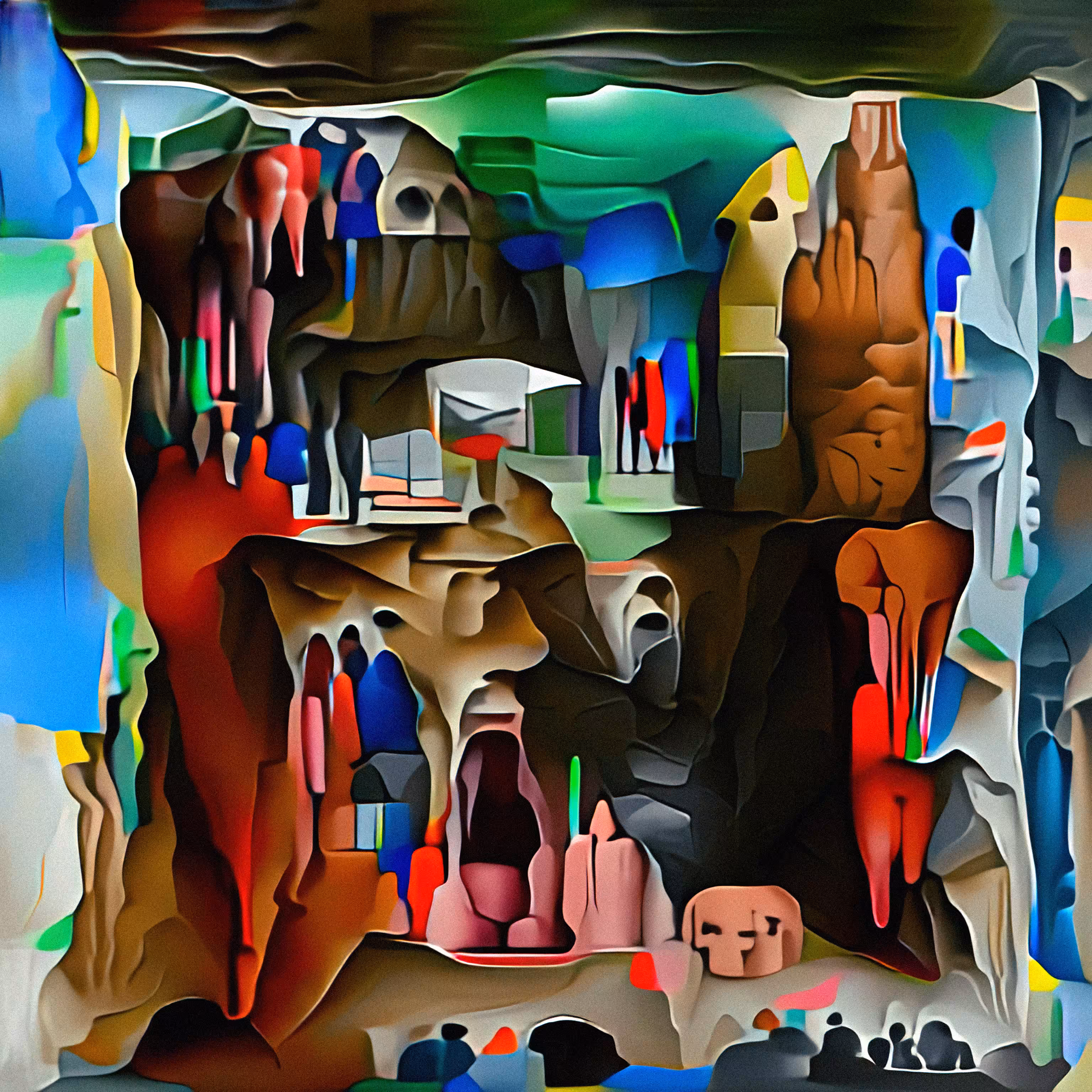 Cave Painting (02/10/2022 SHOCKED-MODERN1)