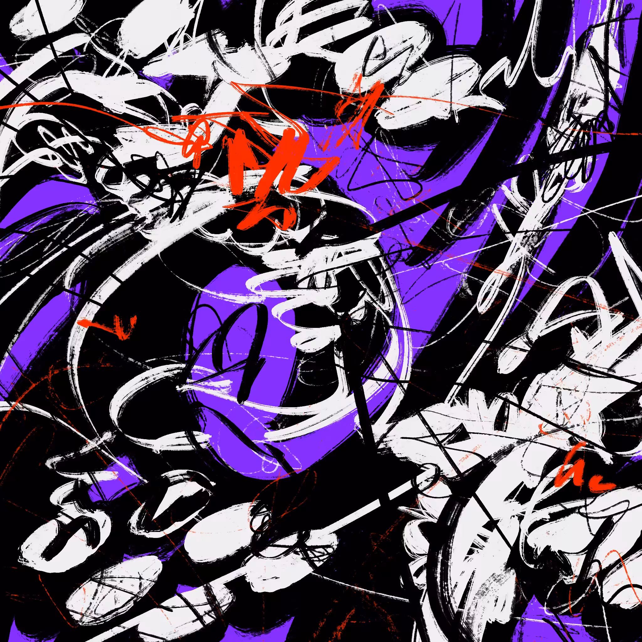 Abstract cat