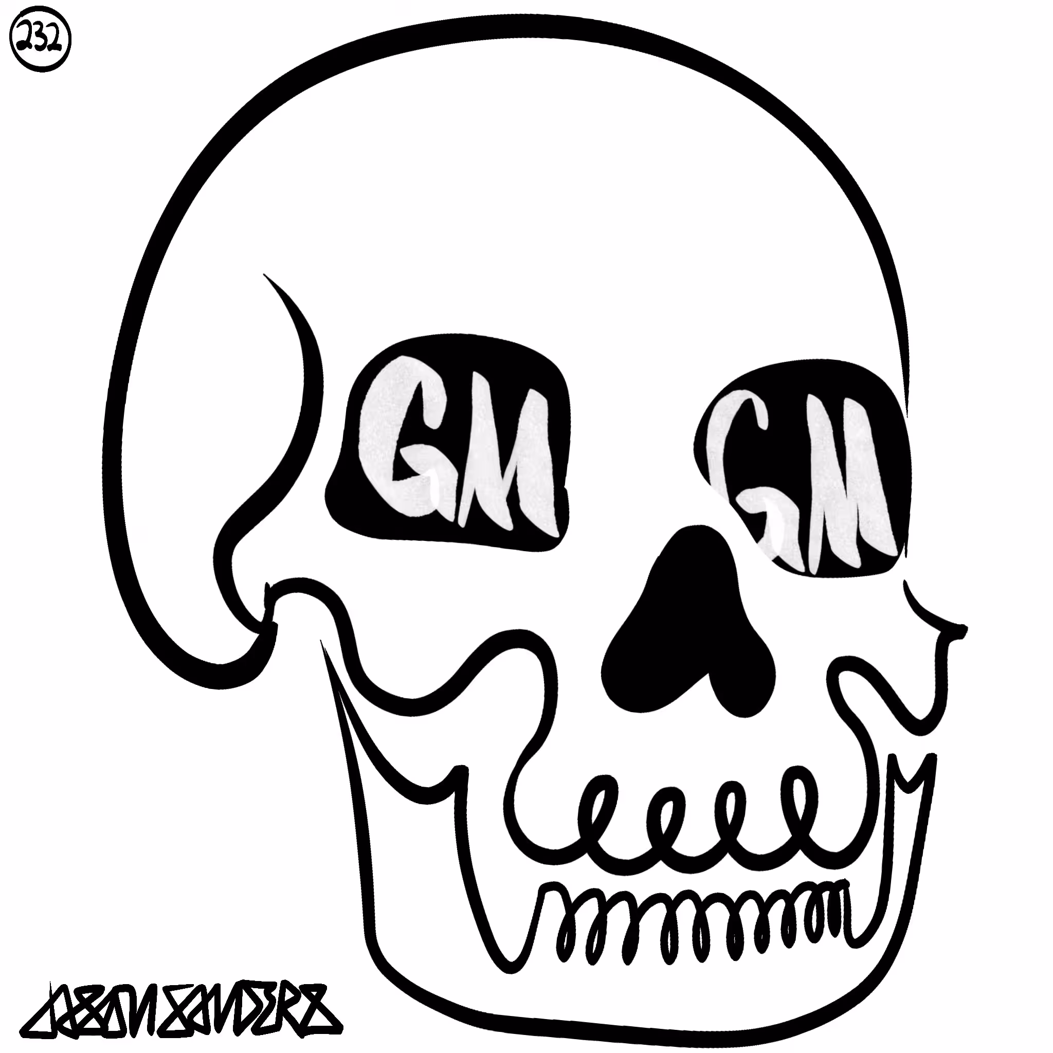 Skull Lines “Seventy-Five” By DrainedEye | #232