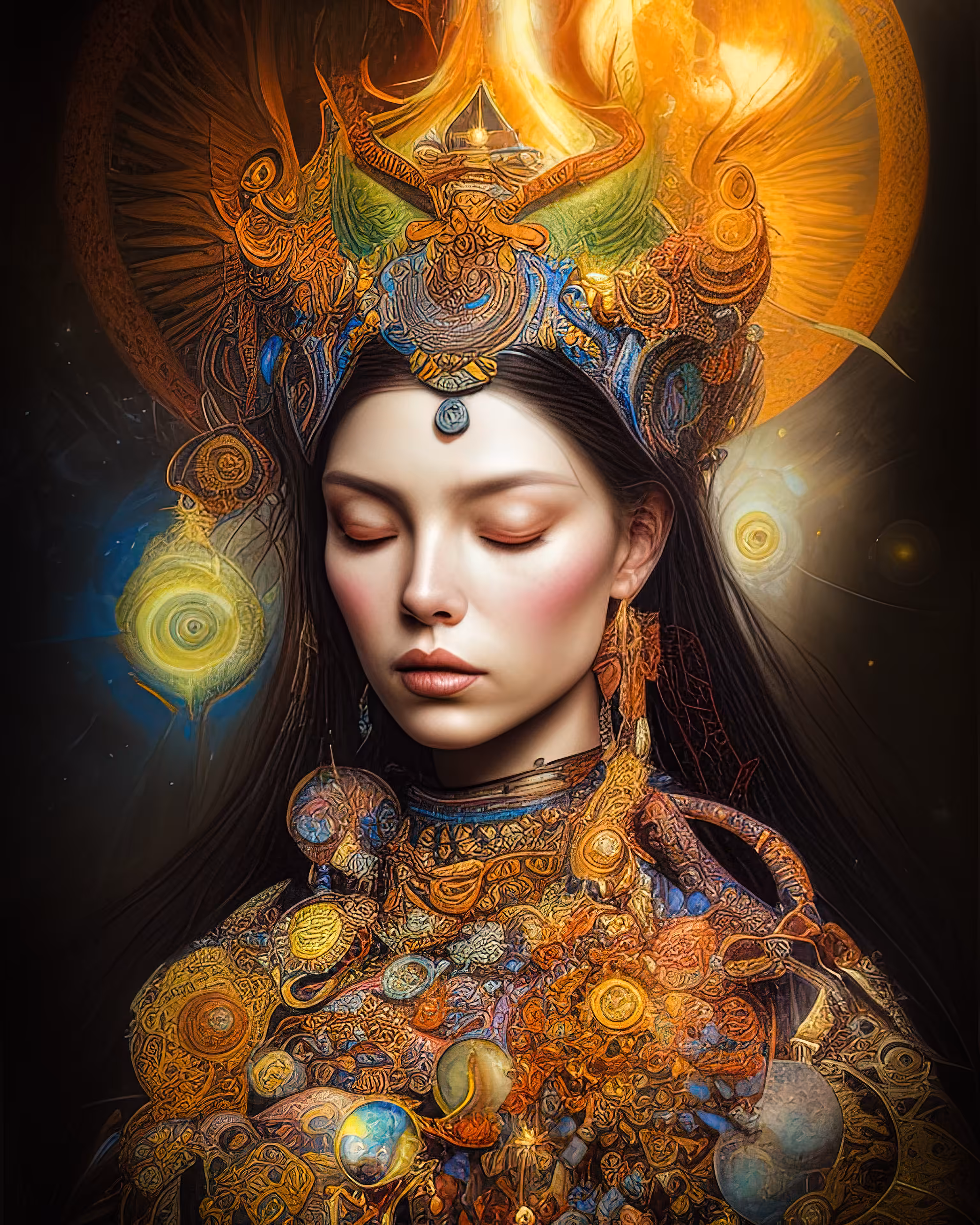 Shaman goddess of wisdom