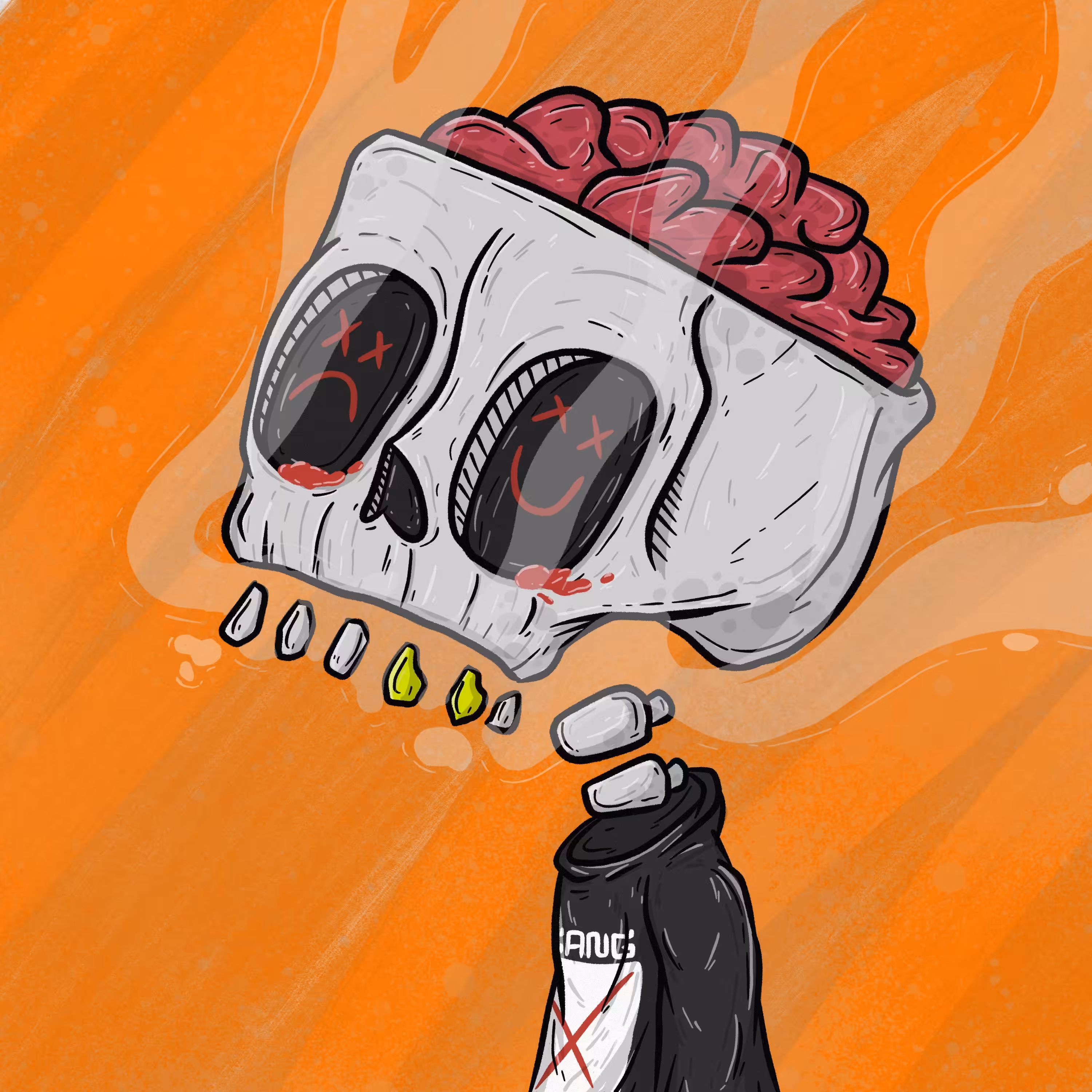 Almost Fancy Skull #57 - cfour