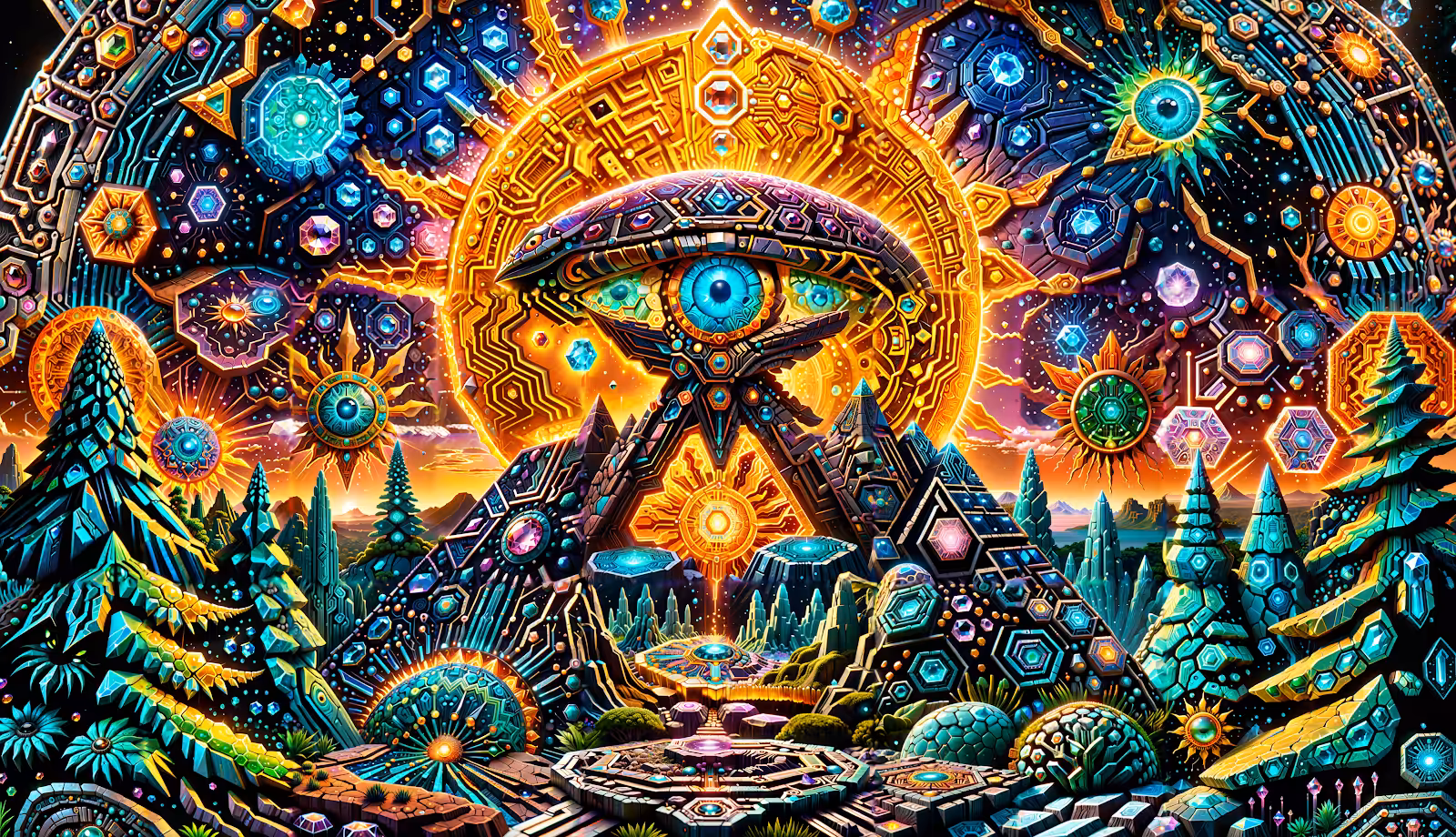 Rodeo posts: Psychedelic Landscape 