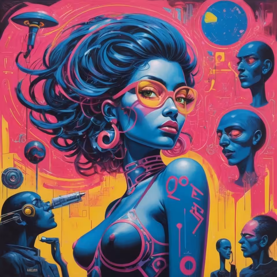 NFT Poet: Your LED Eyes So Bright with Thought