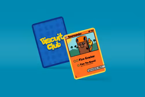 Biscuit Club Characters: Bourmander Trading Card