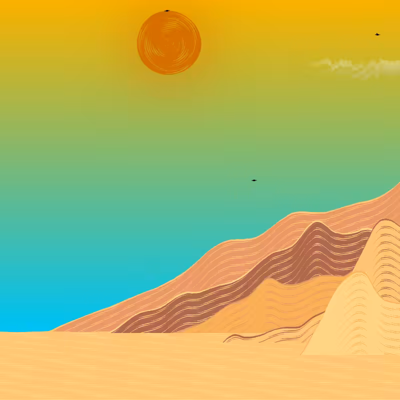Painted Mountain Sunset #96