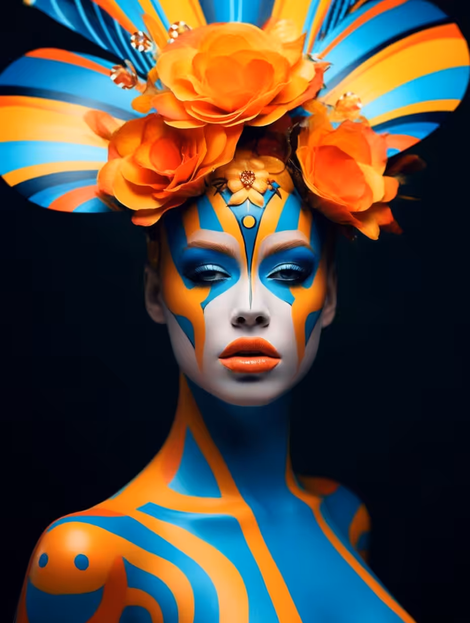 masked flower