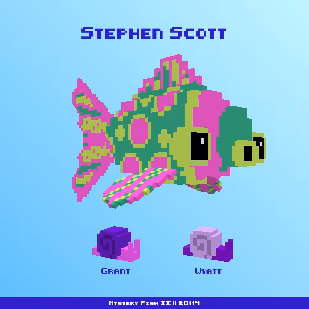 Stephen Scott :: Mystery Fish 0114/1000
