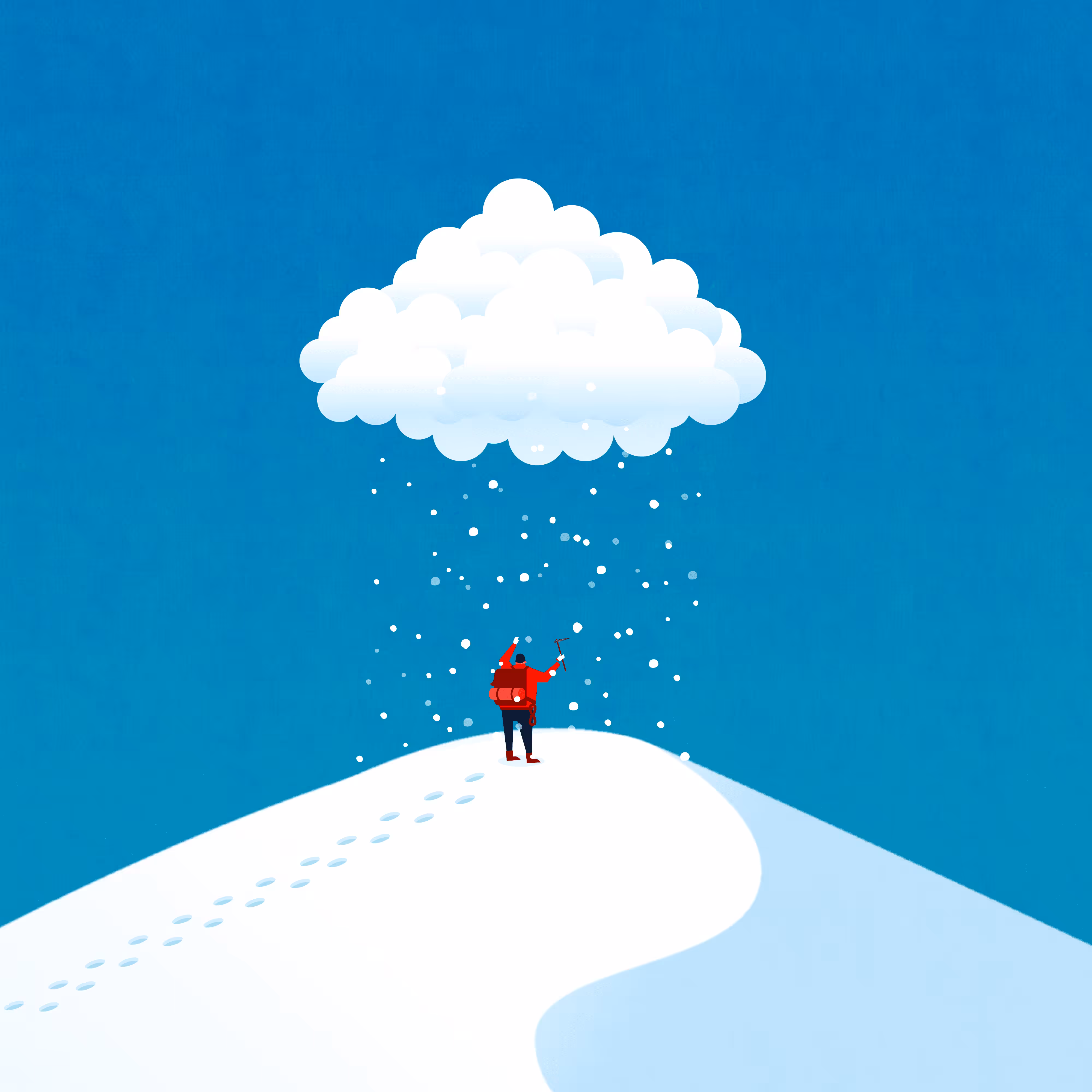 Winter alone.
