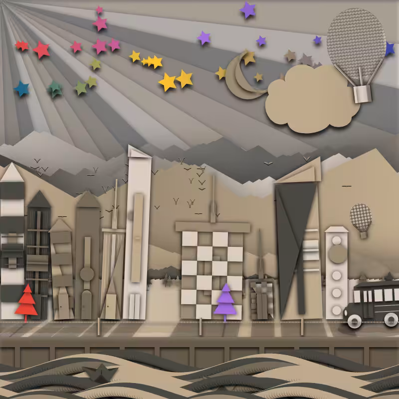 Paper Art 2.5D #72