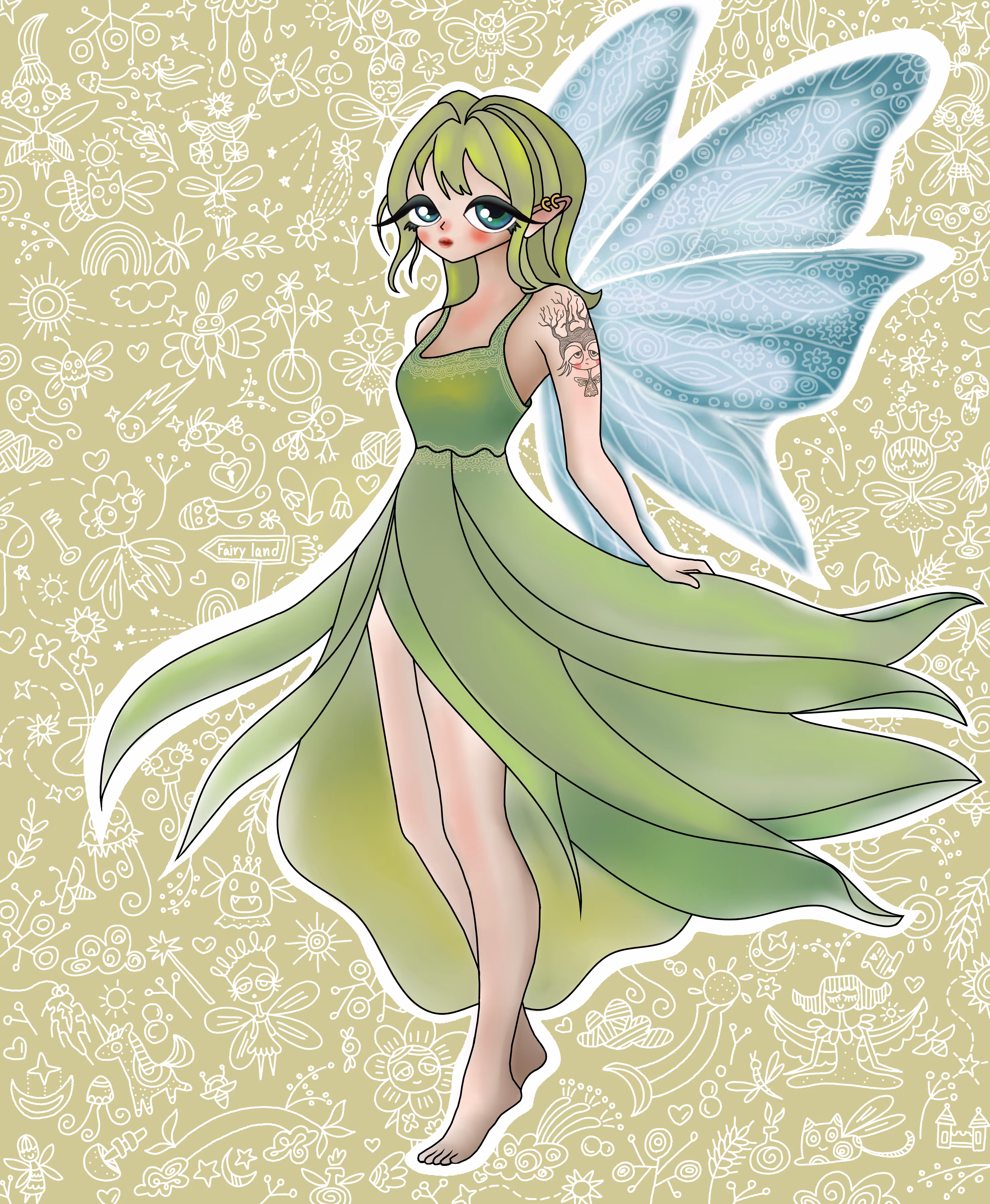 The "Fairy" with the "Arej" tattoo