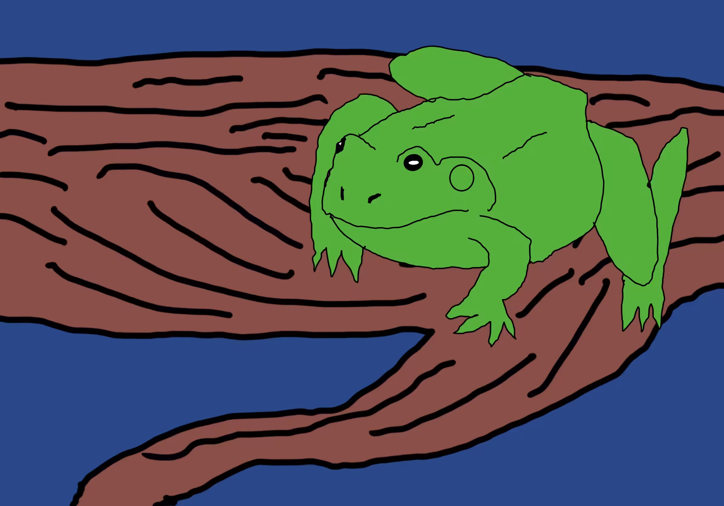 GM! editions: GM! #66- frog on a log