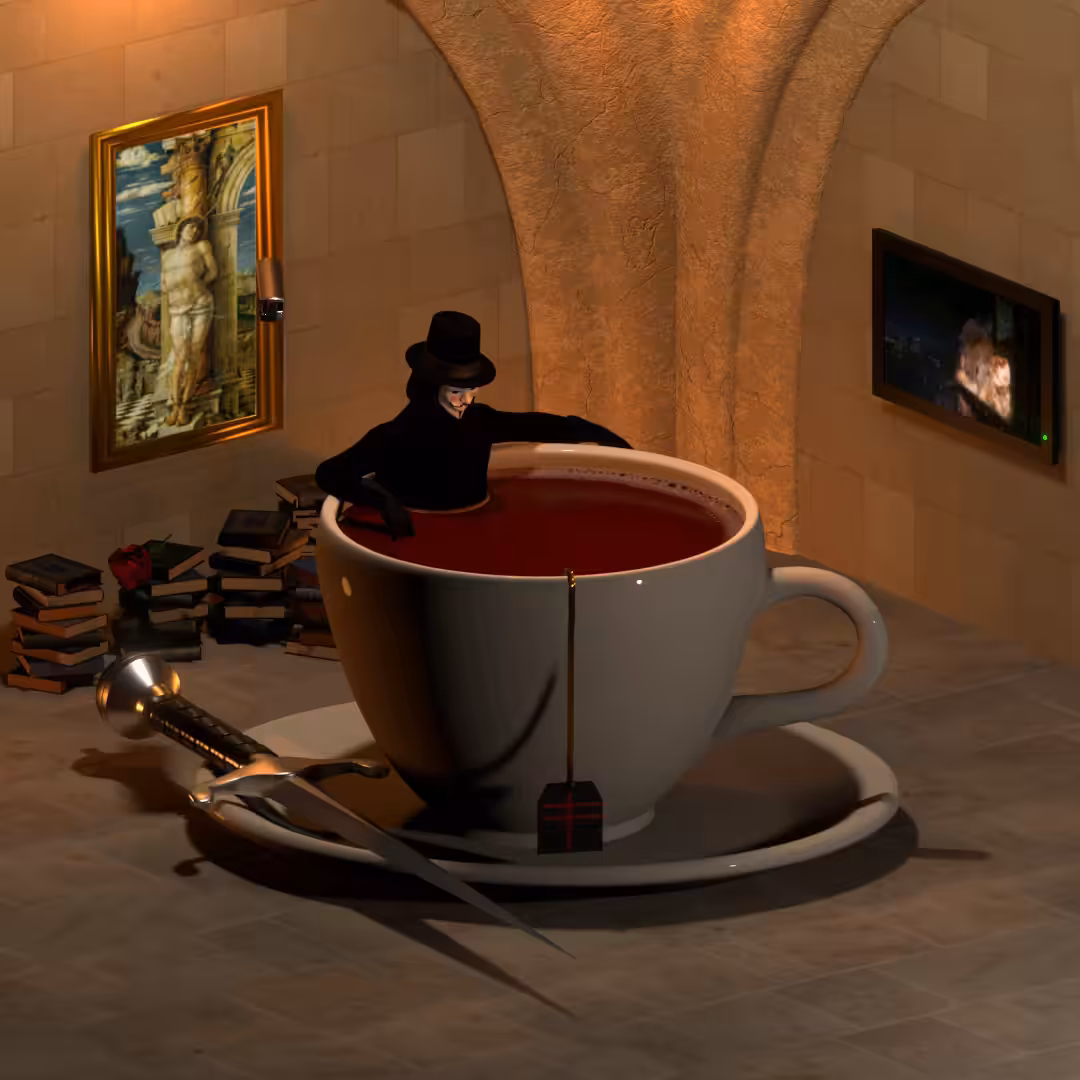 Coffee Break-007- Guy Fawkes Vendetta Cup