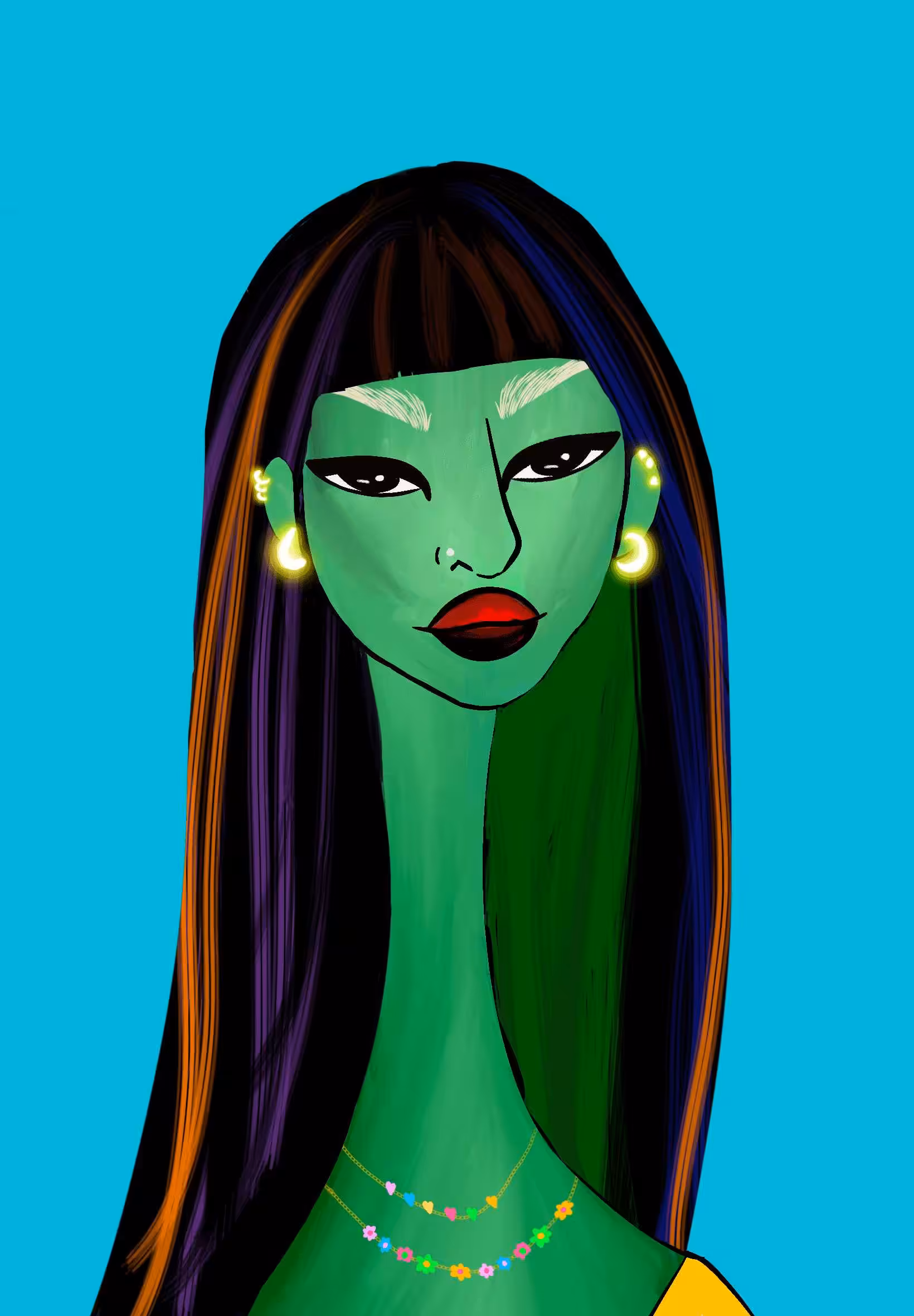 Long Neckie Ladies: Long Neckie Lady #654