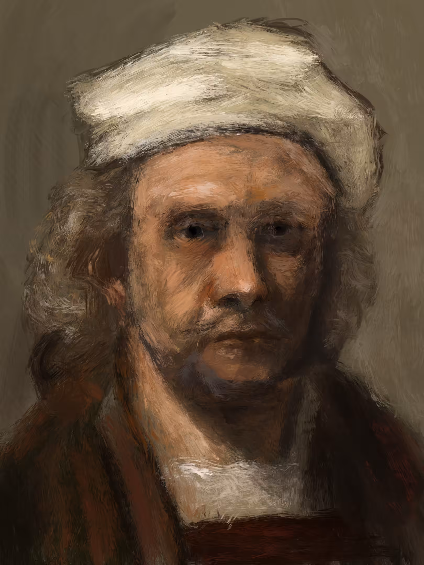 Rembrandt's study