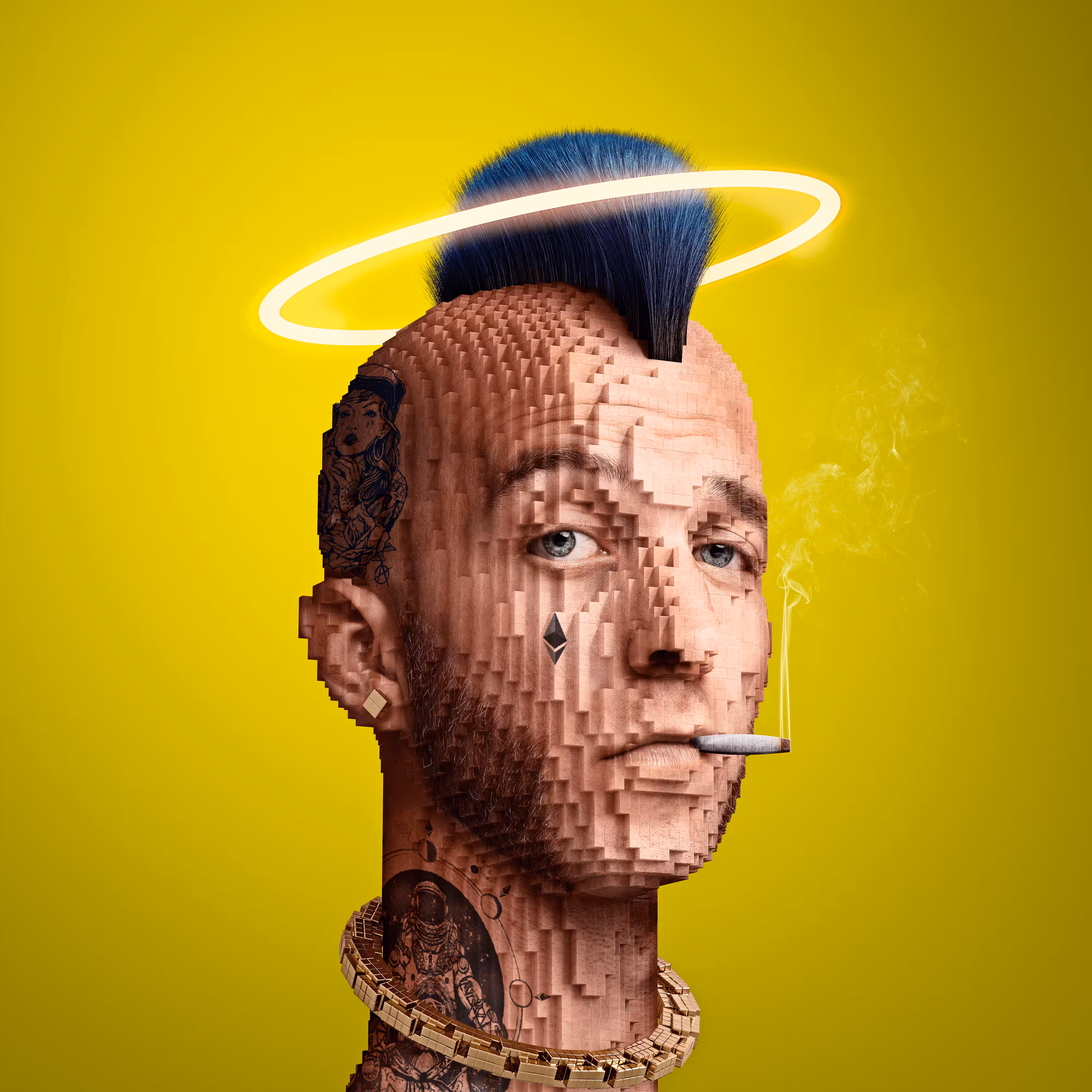 Block Head Punk 063