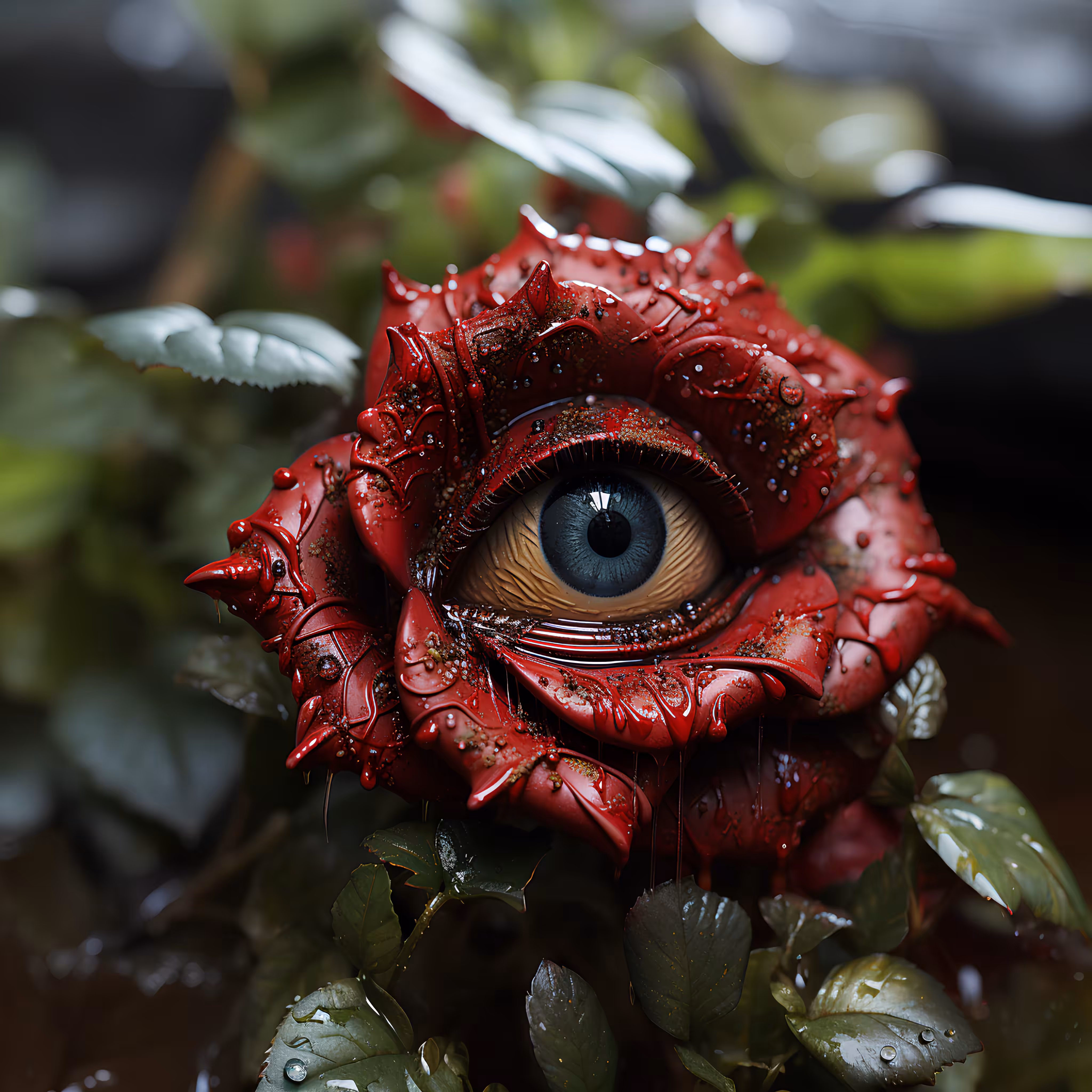 Red Rose is Watching