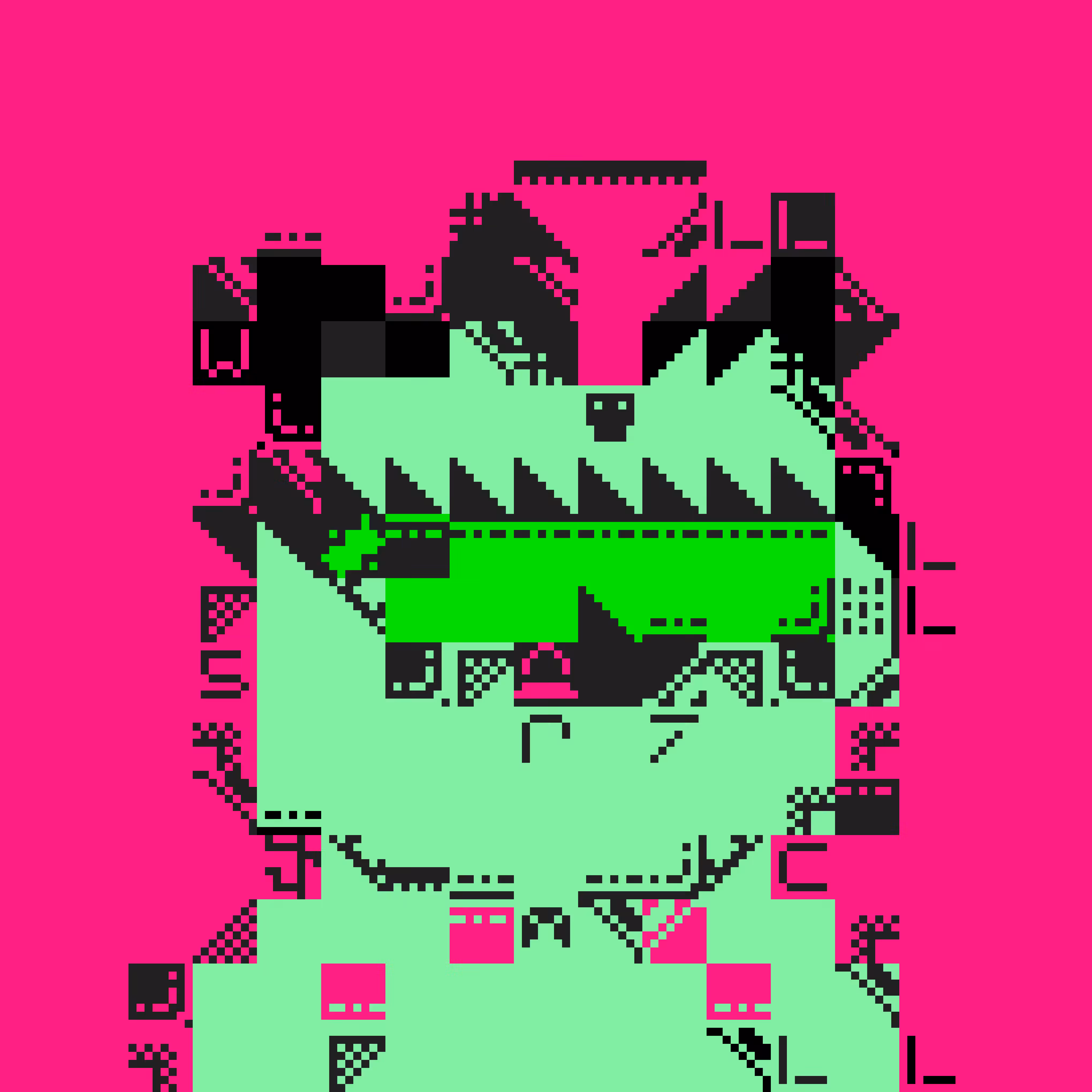 MIGGLES ON ASCII: UndetectedFeline
