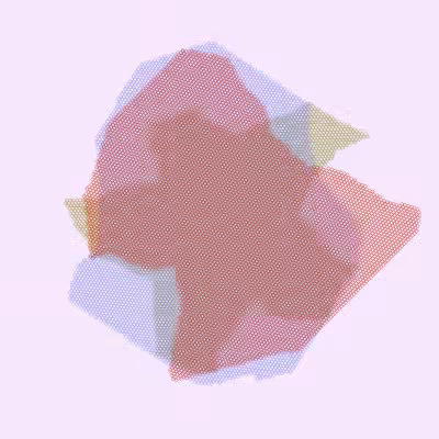 Moiré Mesh Paintings #12