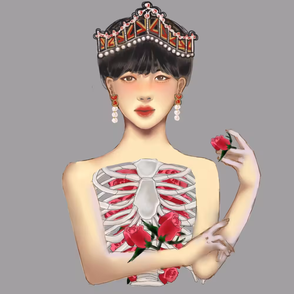 Blooming Skeleton 04