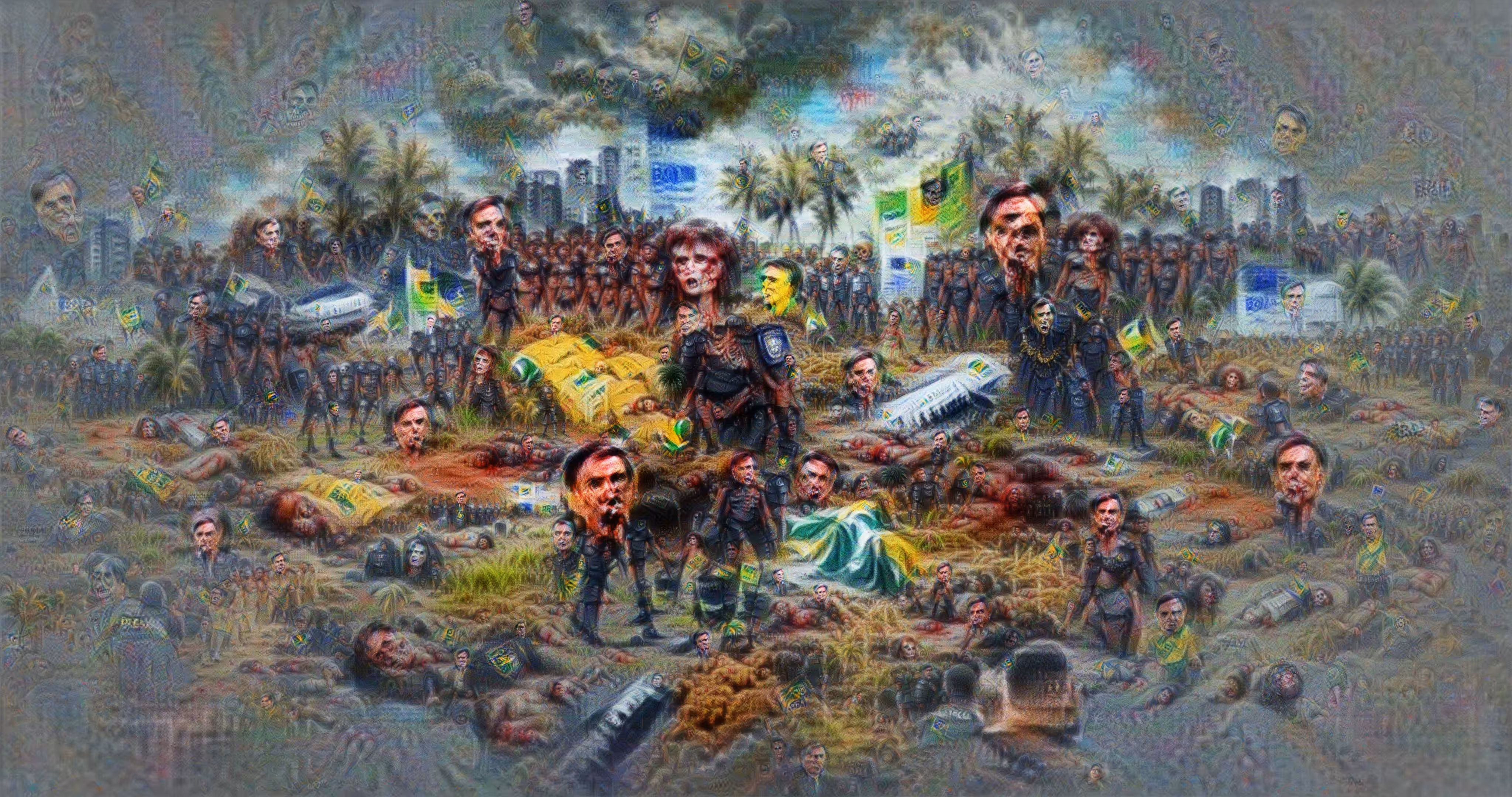 Synthetic Brazil - Bolsonaro and Police Militias