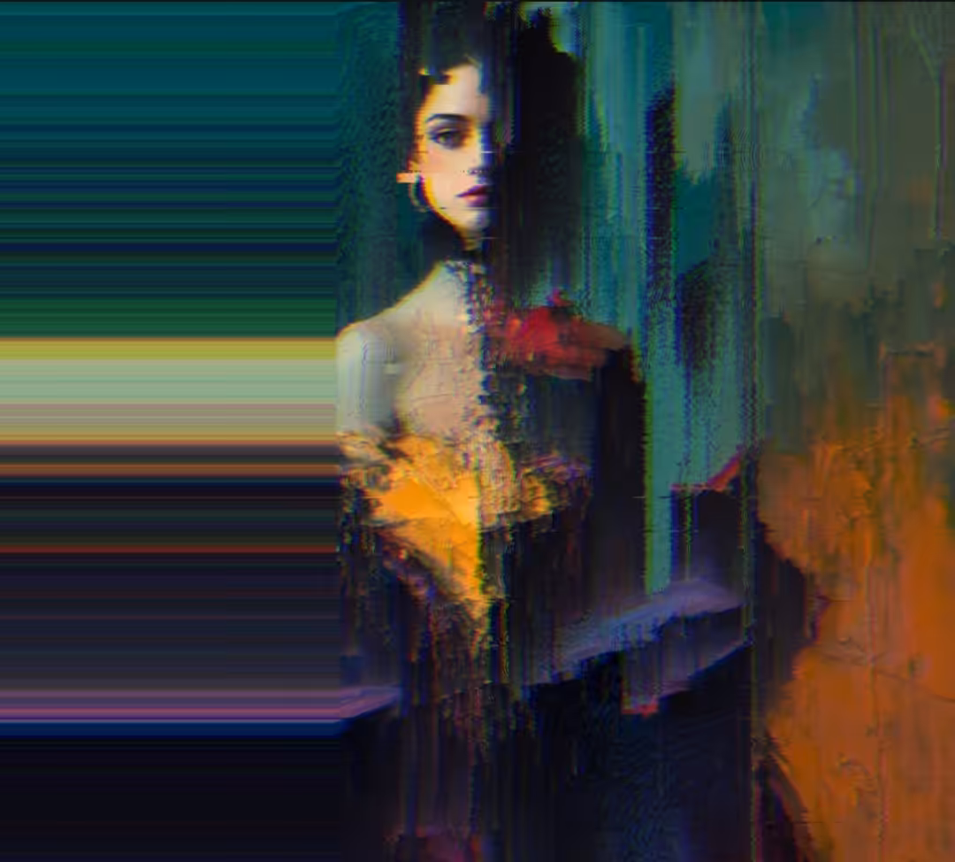 Fusion art: Faded beauty 