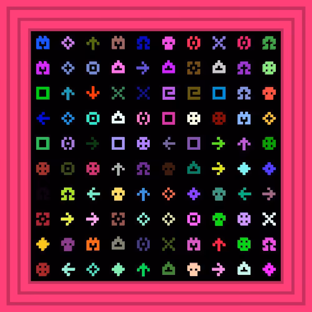 this is my seed - use whatever you like :: Procedural Symbols #3/1000