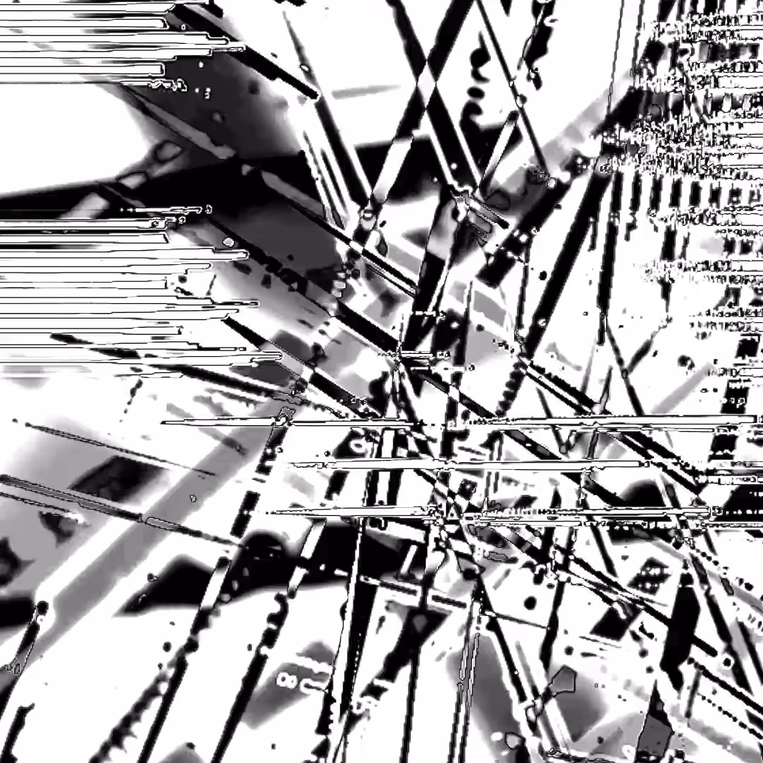 1:1 monochrome painting: inversions