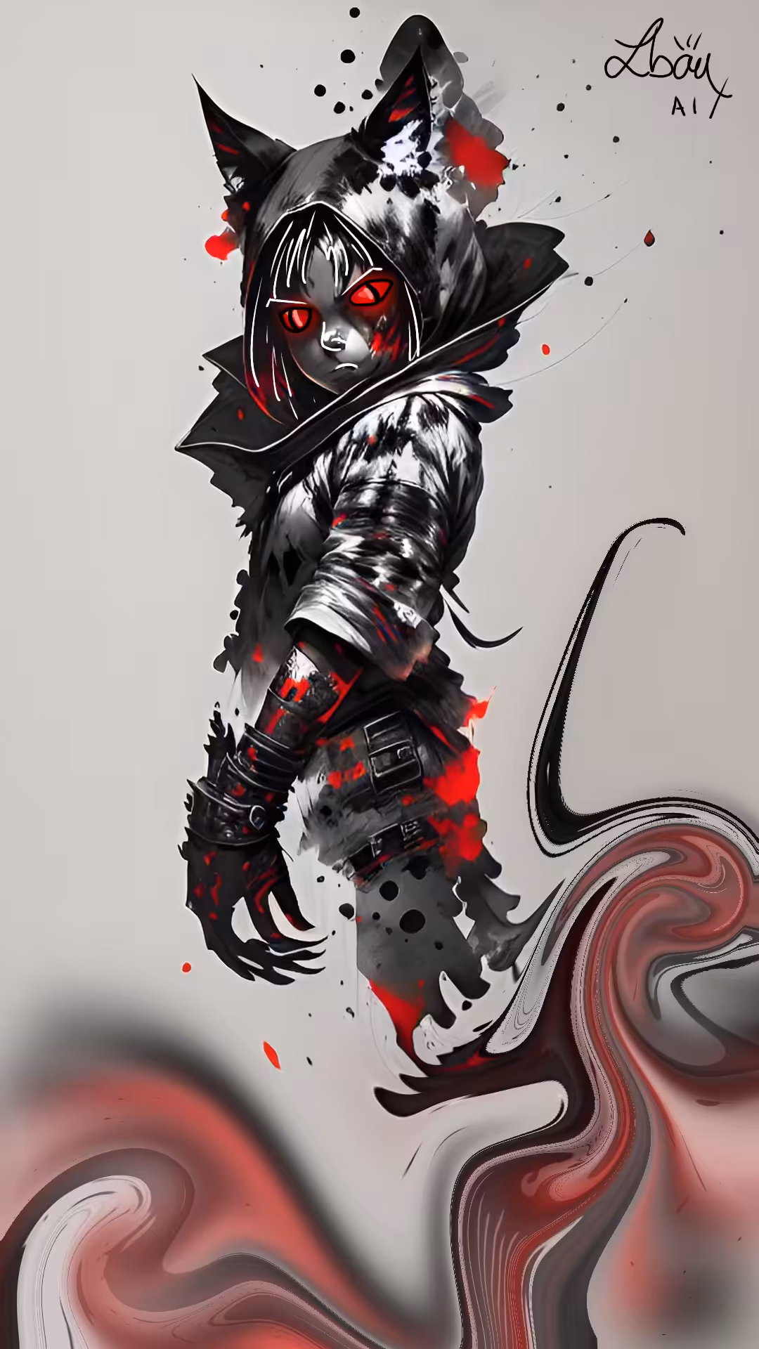 The Red Eyed CatWoman